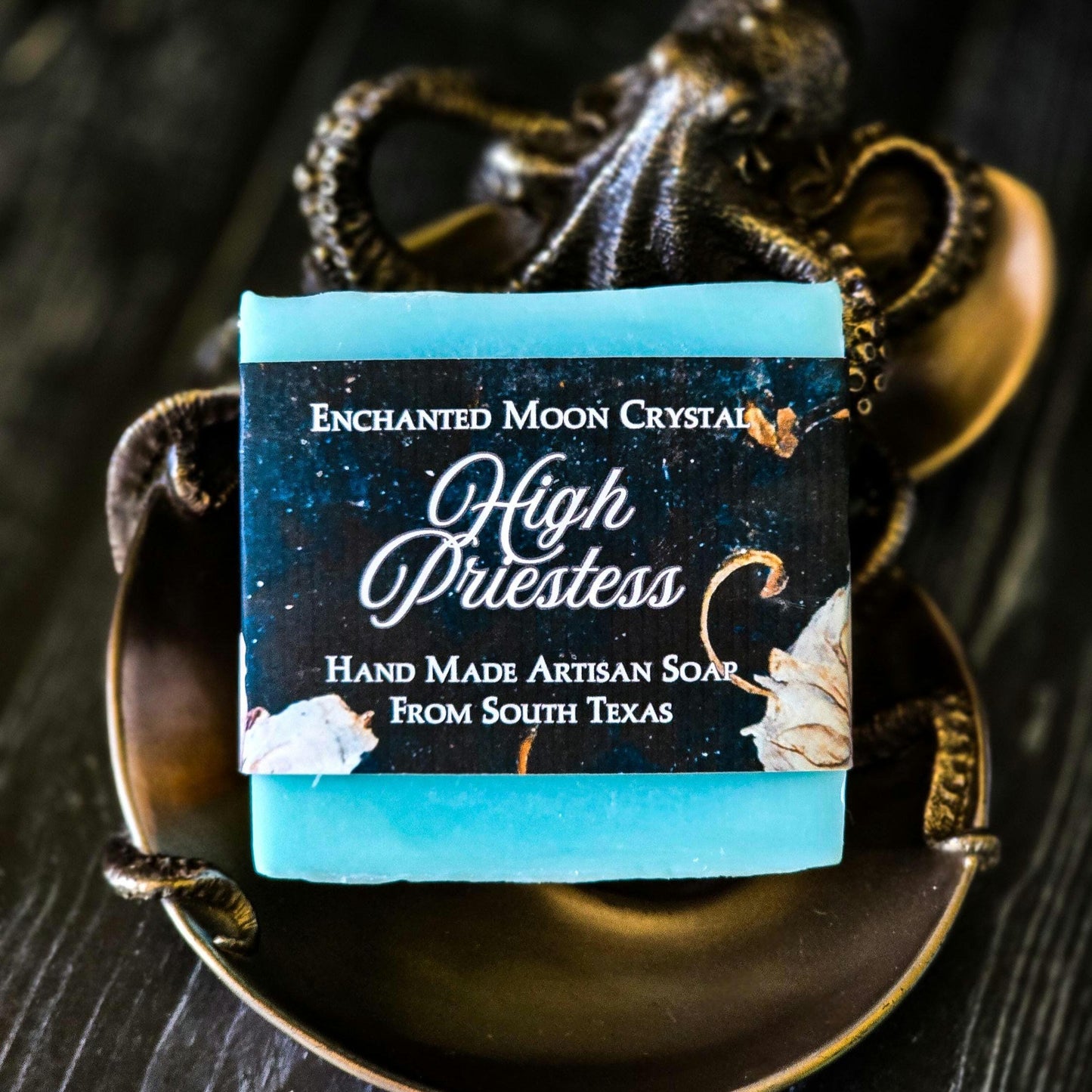 The High Priestess Soap, Handcrafted Artisan Soap, Ritual Bath Soap, Spiritual Cleanse, Nature Witch, Spiritual Guidance, Witchcraft Beauty