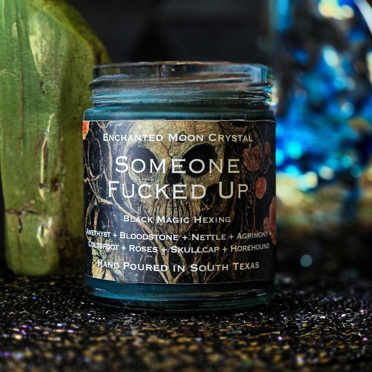 Someone Fucked Up Candle, Cursing, Hexes, Black Magic, Banishing, Malediction, Revenge Spell, Spiritual Attack, Occultism, Witchcraft Supplies