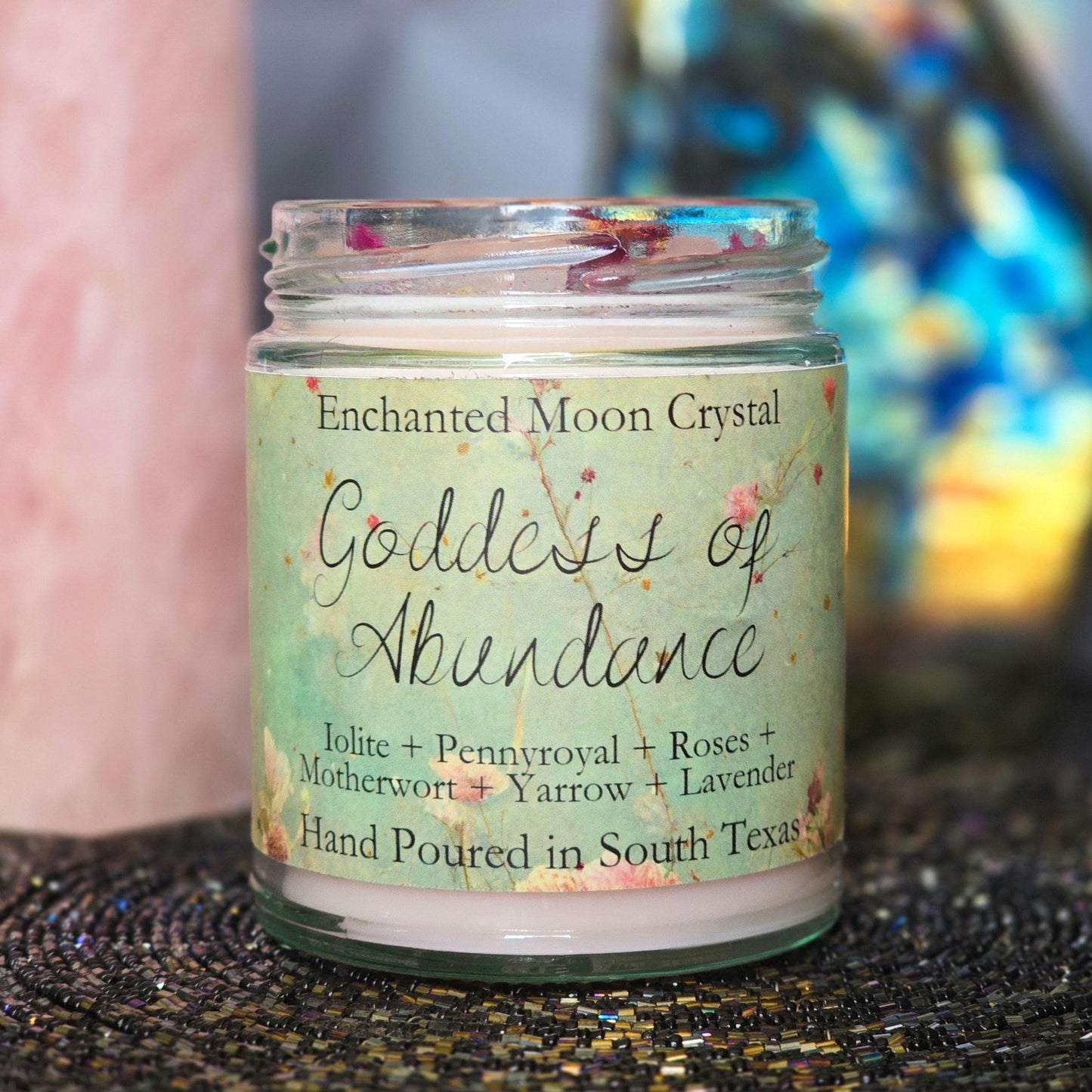 Goddess Of Abundance Candle, Confidence, Self Care, Divine Feminine, Inner Beauty, Spiritual Growth, Prosperity, Law of Attraction, Manifest