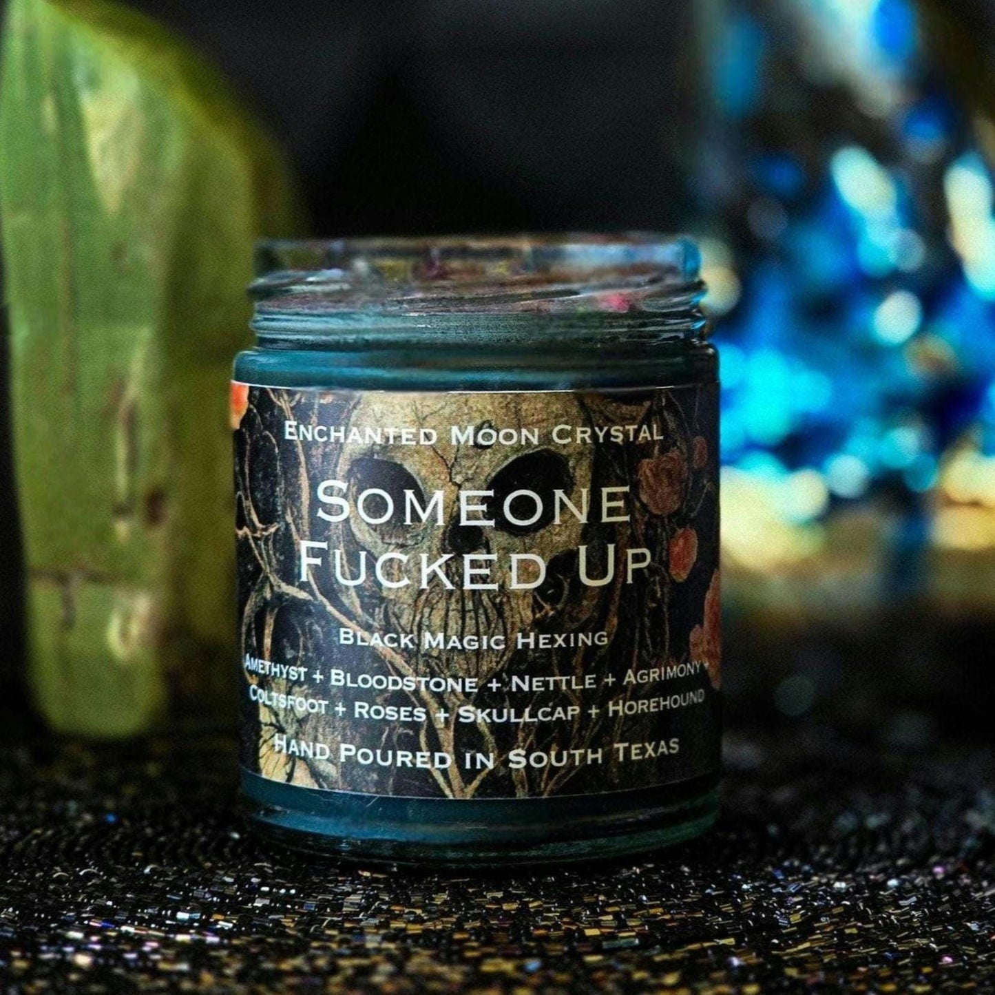 Someone Fucked Up Candle, Cursing, Hexes, Black Magic, Banishing, Malediction, Revenge Spell, Spiritual Attack, Occultism, Witchcraft Supplies