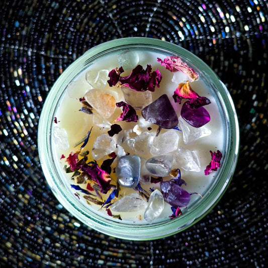 Spirit Guides Candle, Spiritual Wisdom, Third Eye, Healing Crystals, Spiritual Guidance, Protection, Higher Self, Trust The Universe, Divine