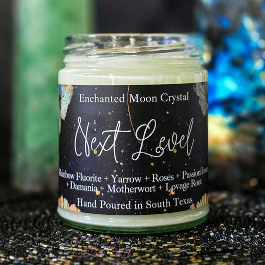 Next Level Candle, Kundalini, Manifesting, Ascension, Positive Change, Remove Blocks, Clear Energy, Personal Growth, Higher Self, Transcend