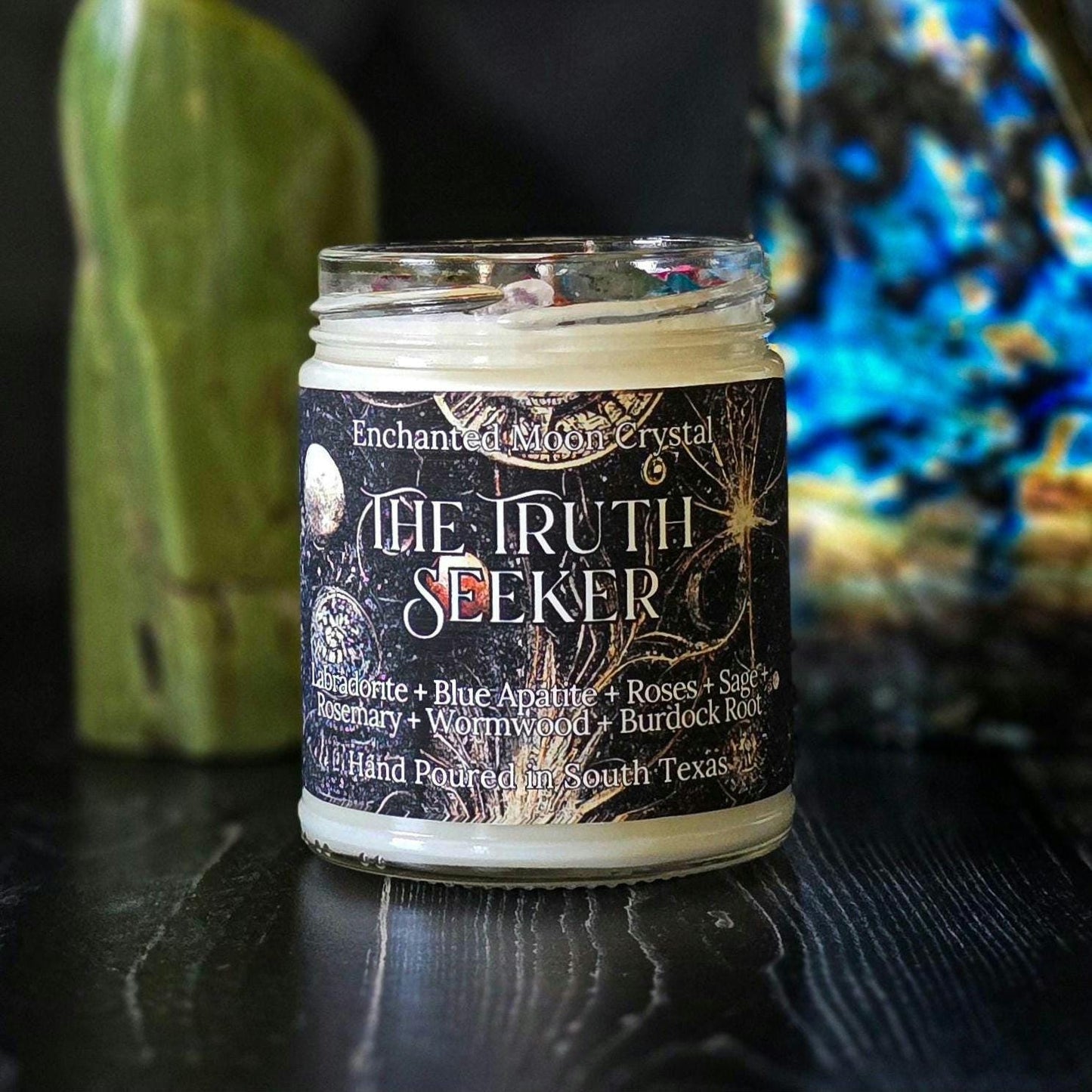 The Truth Seeker Candle, Secret Societies, Ancient Wisdom, Rabbit Hole, Conspiracy, Discernment, Red Pilled, Hidden Truth, Lifting the Veil