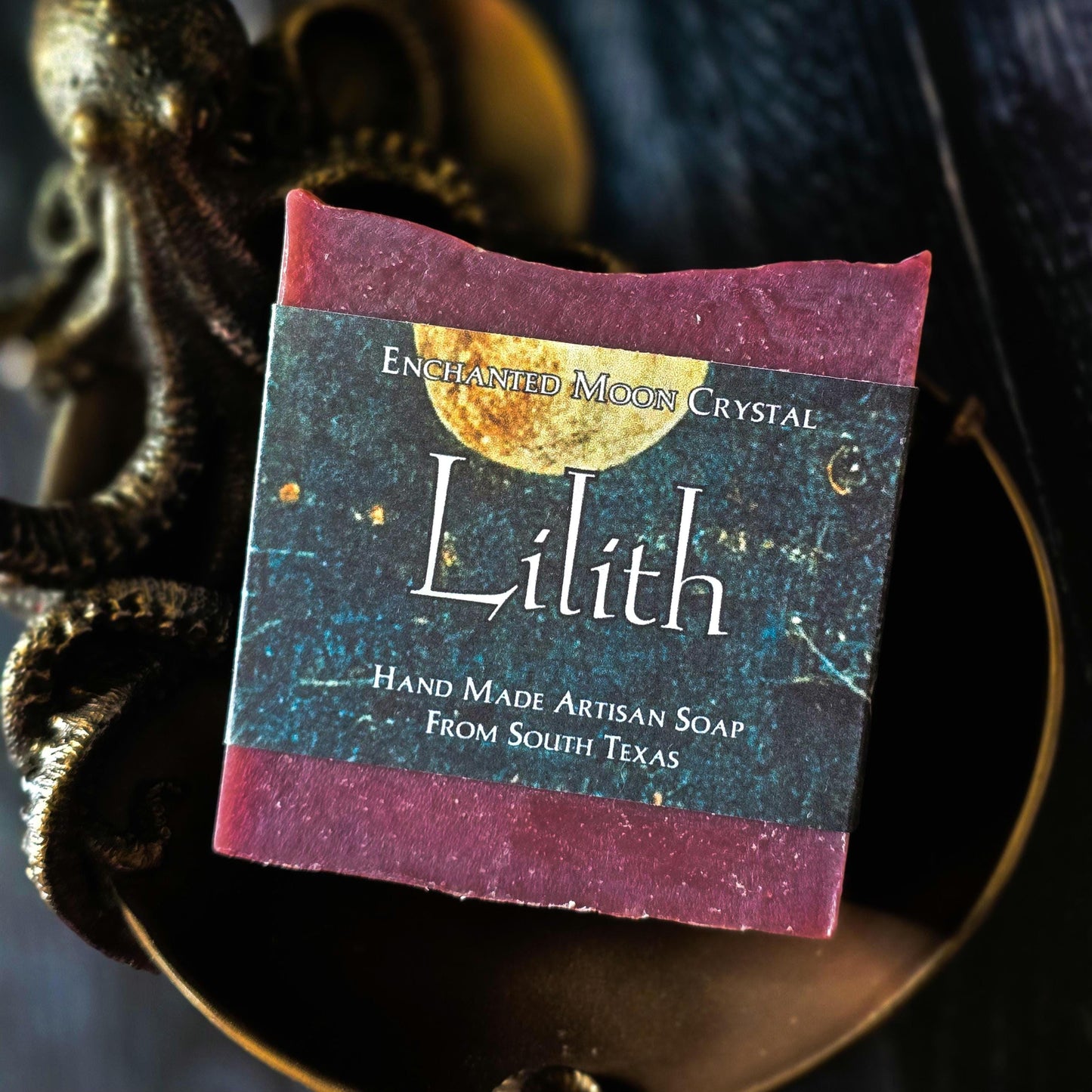Lilith Soap, Handcrafted Artisan Soap, Ritual Bath Soap, Spiritual Cleanse, Deity Invocation, Spiritual Guidance, Witchcraft Beauty Soap