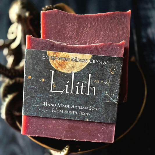Lilith Soap, Handcrafted Artisan Soap, Ritual Bath Soap, Spiritual Cleanse, Deity Invocation, Spiritual Guidance, Witchcraft Beauty Soap