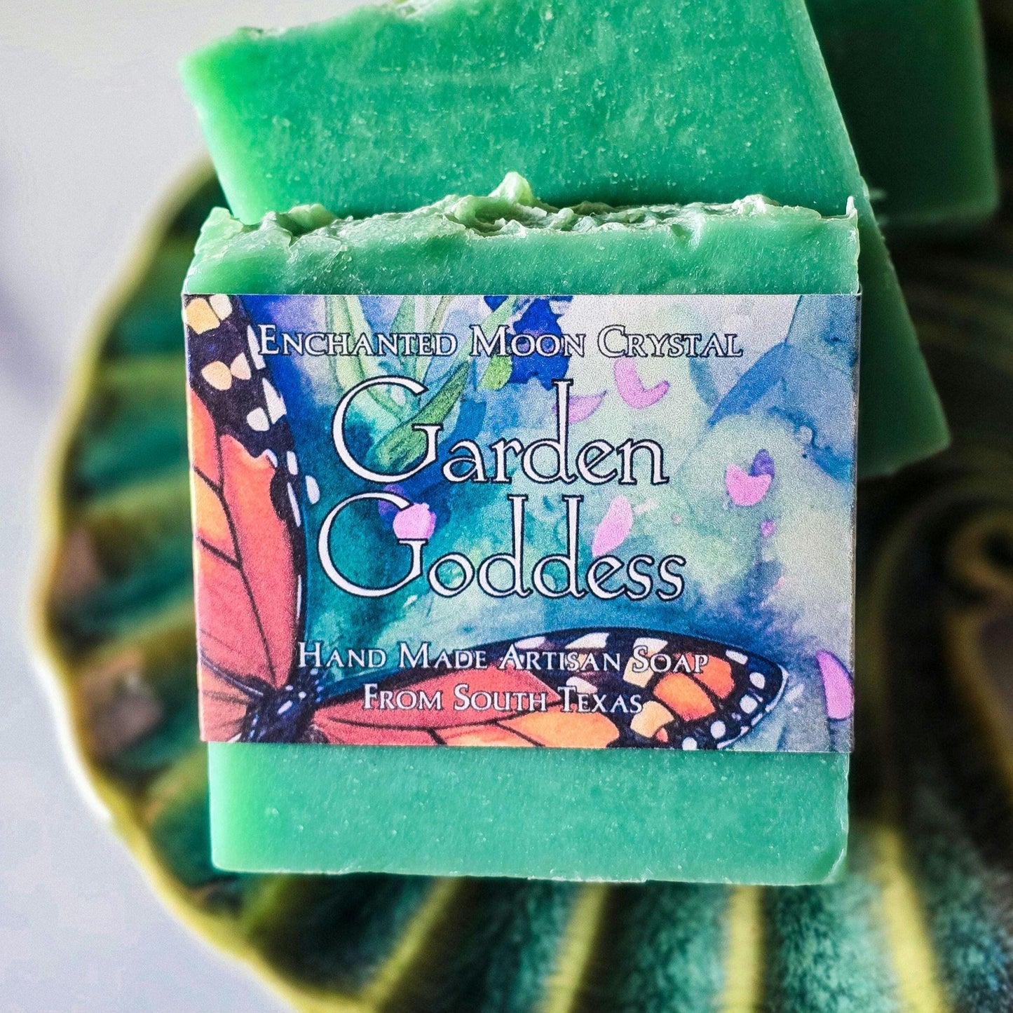 Garden Goddess Soap, Handcrafted Artisan Soap, Ritual Bath Soap, Spiritual Cleanse, Nature Witch, Spiritual Guidance, Witchcraft Beauty Soap
