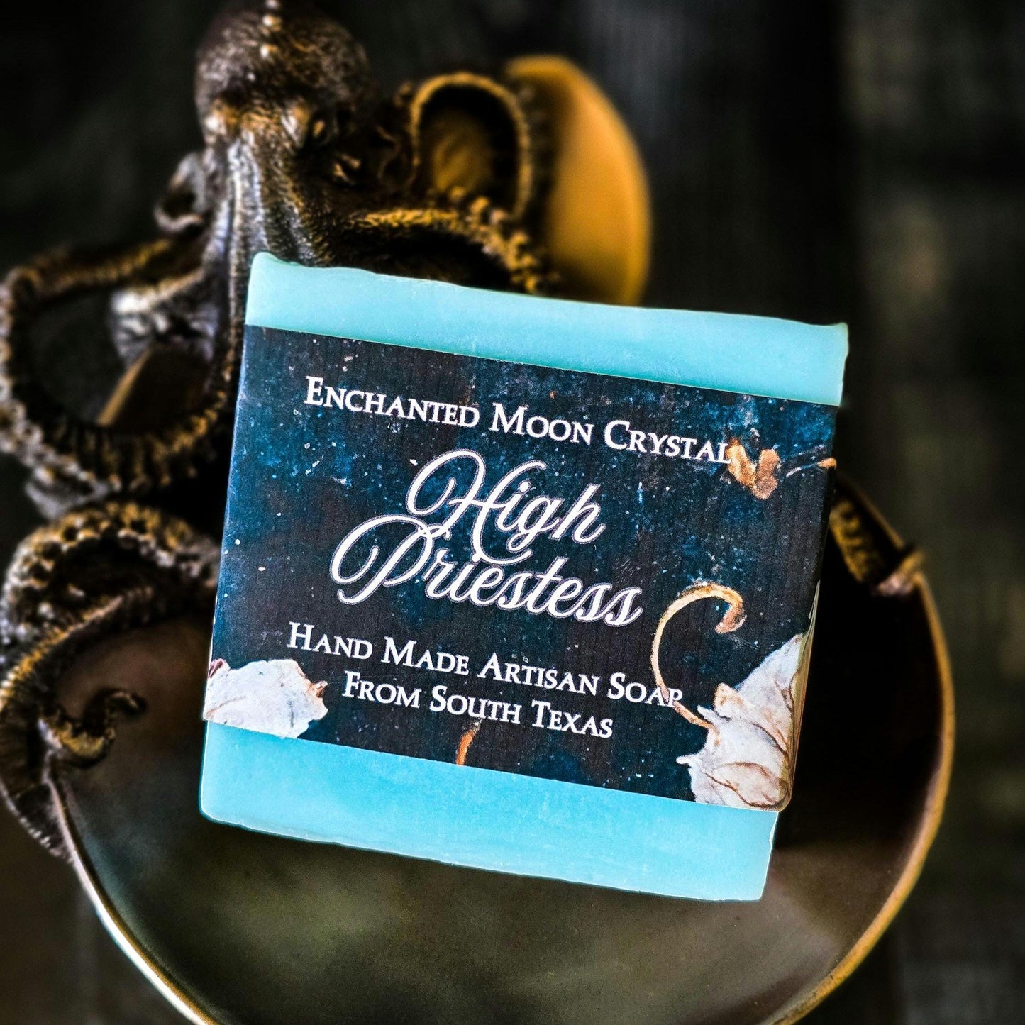 The High Priestess Soap, Handcrafted Artisan Soap, Ritual Bath Soap, Spiritual Cleanse, Nature Witch, Spiritual Guidance, Witchcraft Beauty