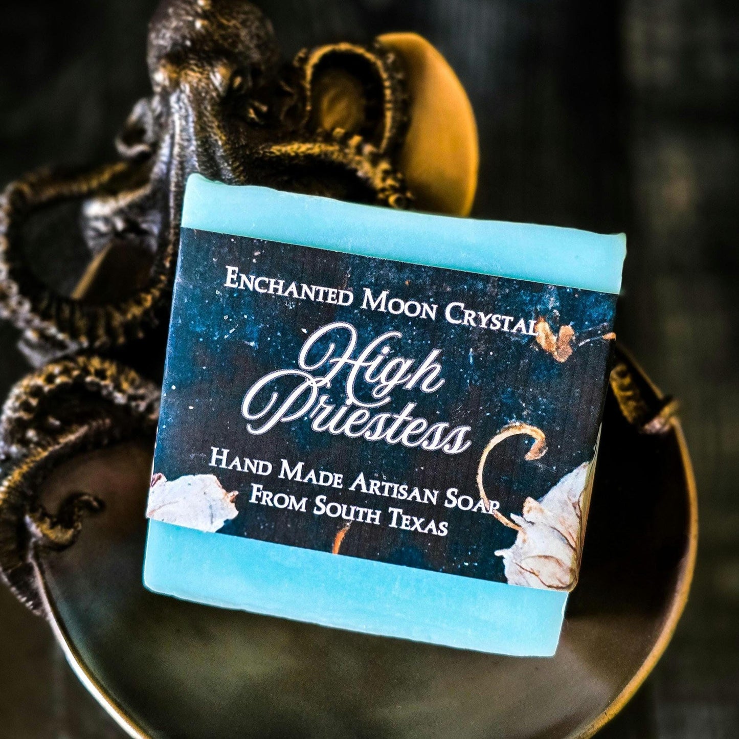 The High Priestess Soap, Handcrafted Artisan Soap, Ritual Bath Soap, Spiritual Cleanse, Nature Witch, Spiritual Guidance, Witchcraft Beauty