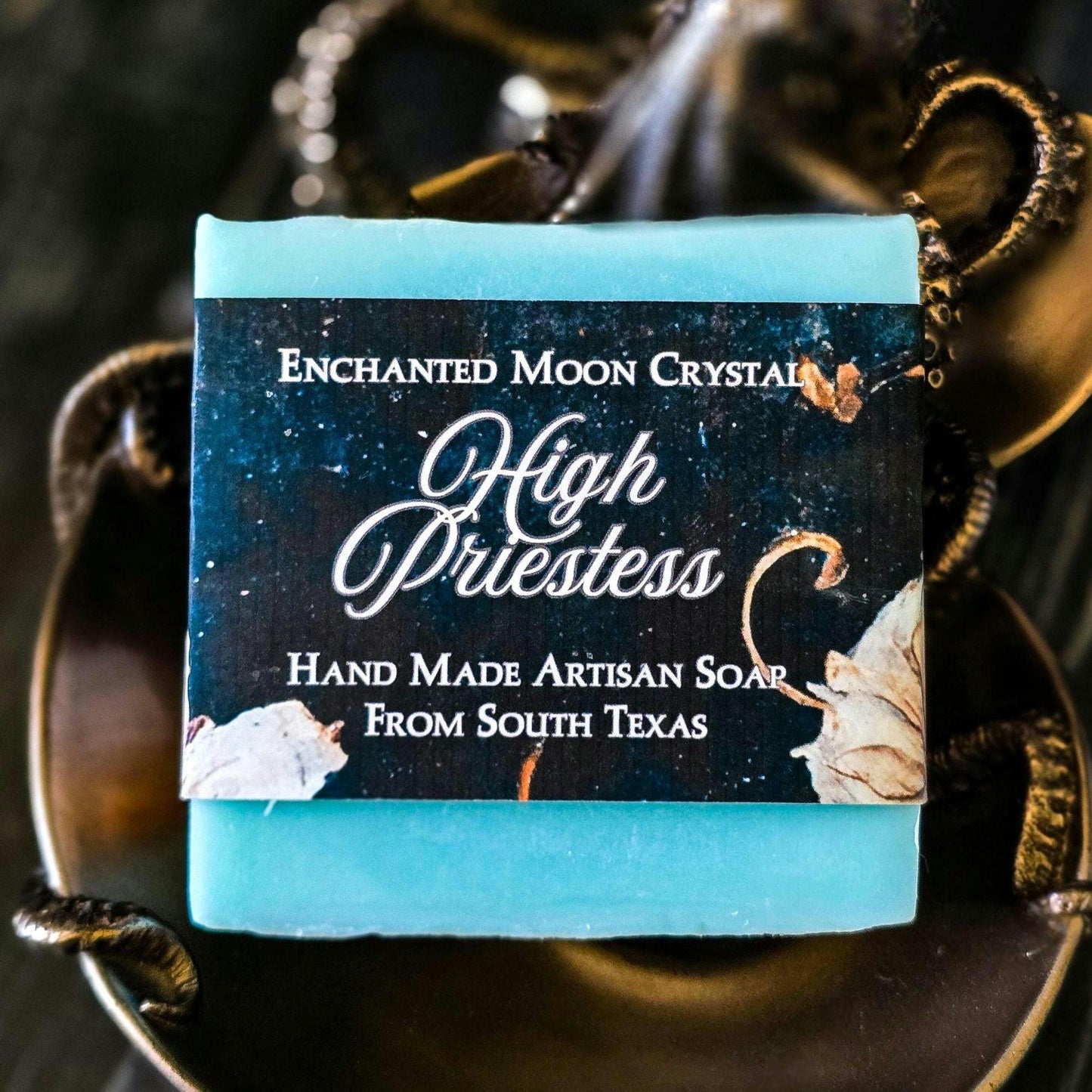 The High Priestess Soap, Handcrafted Artisan Soap, Ritual Bath Soap, Spiritual Cleanse, Nature Witch, Spiritual Guidance, Witchcraft Beauty