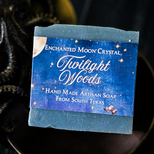 Twilight Woods Soap, Handcrafted Artisan Soap, Ritual Bath Soap, Gothic Romance, Nature Witch, Enchantment, Witchcraft Supplies