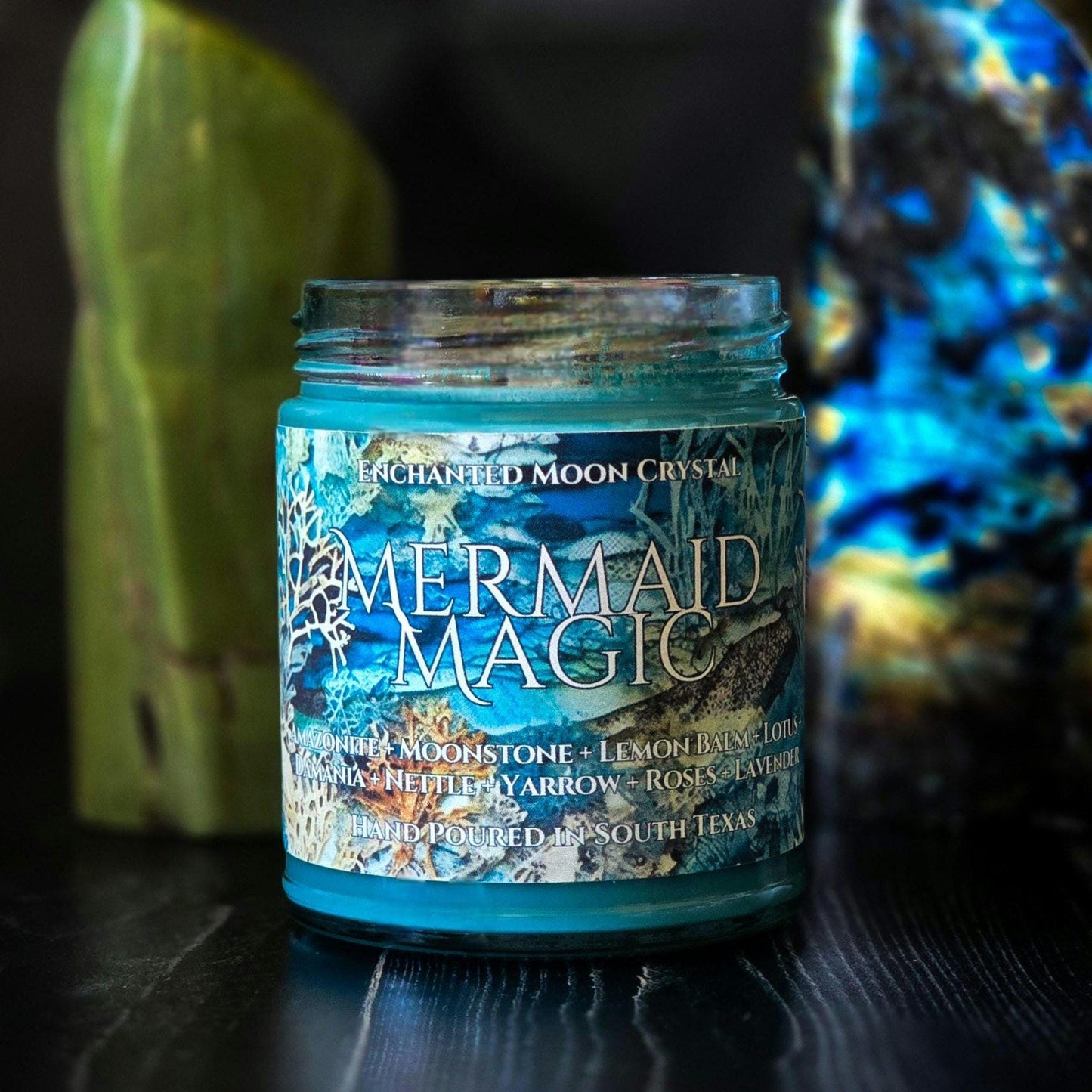 Mermaid Magic Candle, Pisces, Water Sign, Gratitude Mindset, Reflection, Sensuality, Renewal, Deep Healing, Introspection, Self Discovery