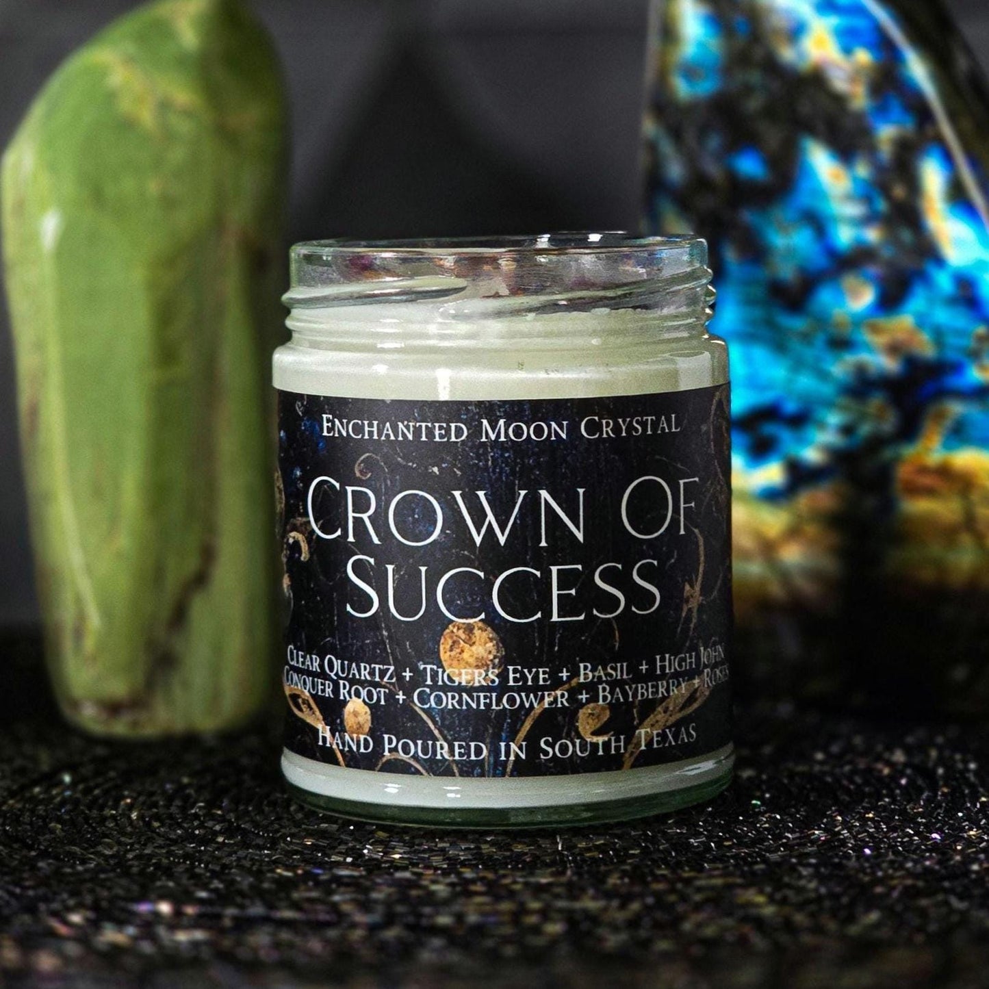 Crown Of Success Candle, Hoodoo, Manifest Goals, Witchcraft Supplies, Success Spell, Dream Job, Transcend, Remove Blocks, Intention Candle