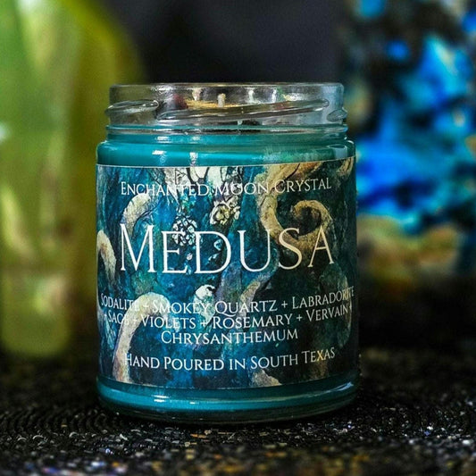 Medusa Candle, Mystical Beauty, Dark Feminine, Divine Feminine, Greek Goddess Ritual Candles, Protection, Spiritual Growth, Inner Strength