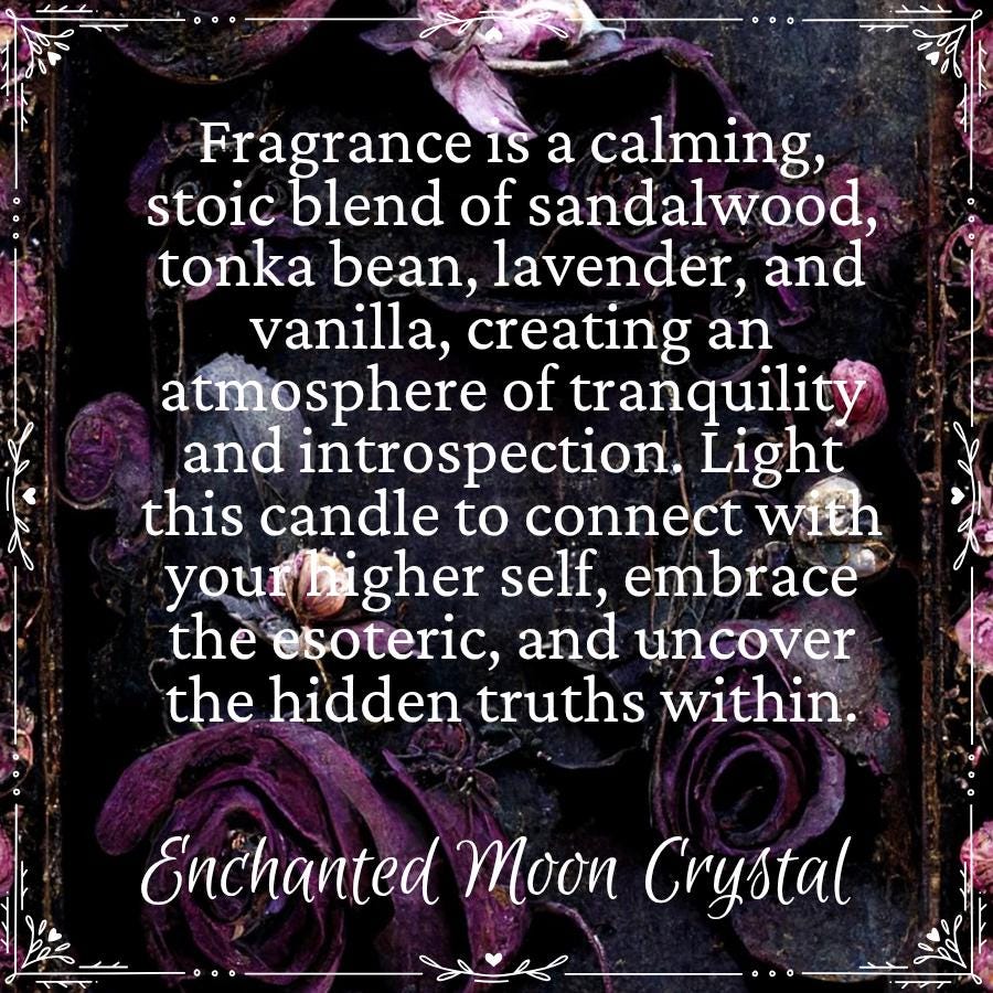 The High Priestess Candle, Spiritual Alchemy, Intuition, Esoteric, Divine Feminine, Higher Self, Inner Wisdom, Stoicism, Empathetic, Healer