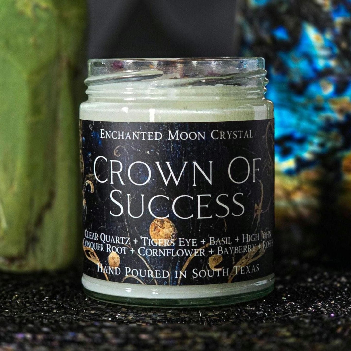 Crown Of Success Candle, Hoodoo, Manifest Goals, Witchcraft Supplies, Success Spell, Dream Job, Transcend, Remove Blocks, Intention Candle