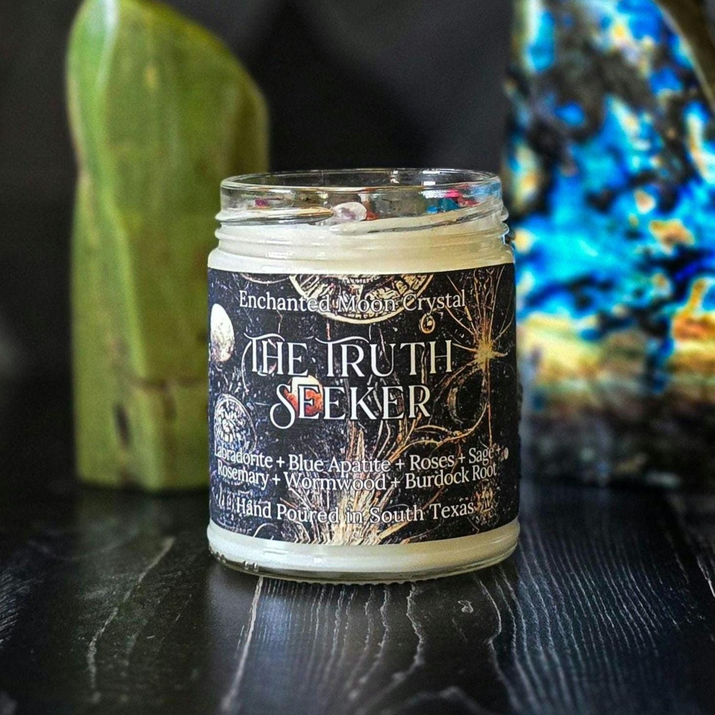 The Truth Seeker Candle, Secret Societies, Ancient Wisdom, Rabbit Hole, Conspiracy, Discernment, Red Pilled, Hidden Truth, Lifting the Veil