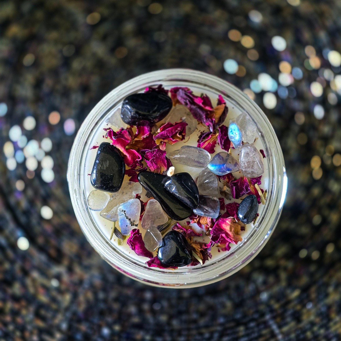 Evil Eye Candle, Spiritual Protection, Energy Cleanse, Banishing Spell, Healing Crystals, Remove Negative Energy, Block Spiritual Attacks