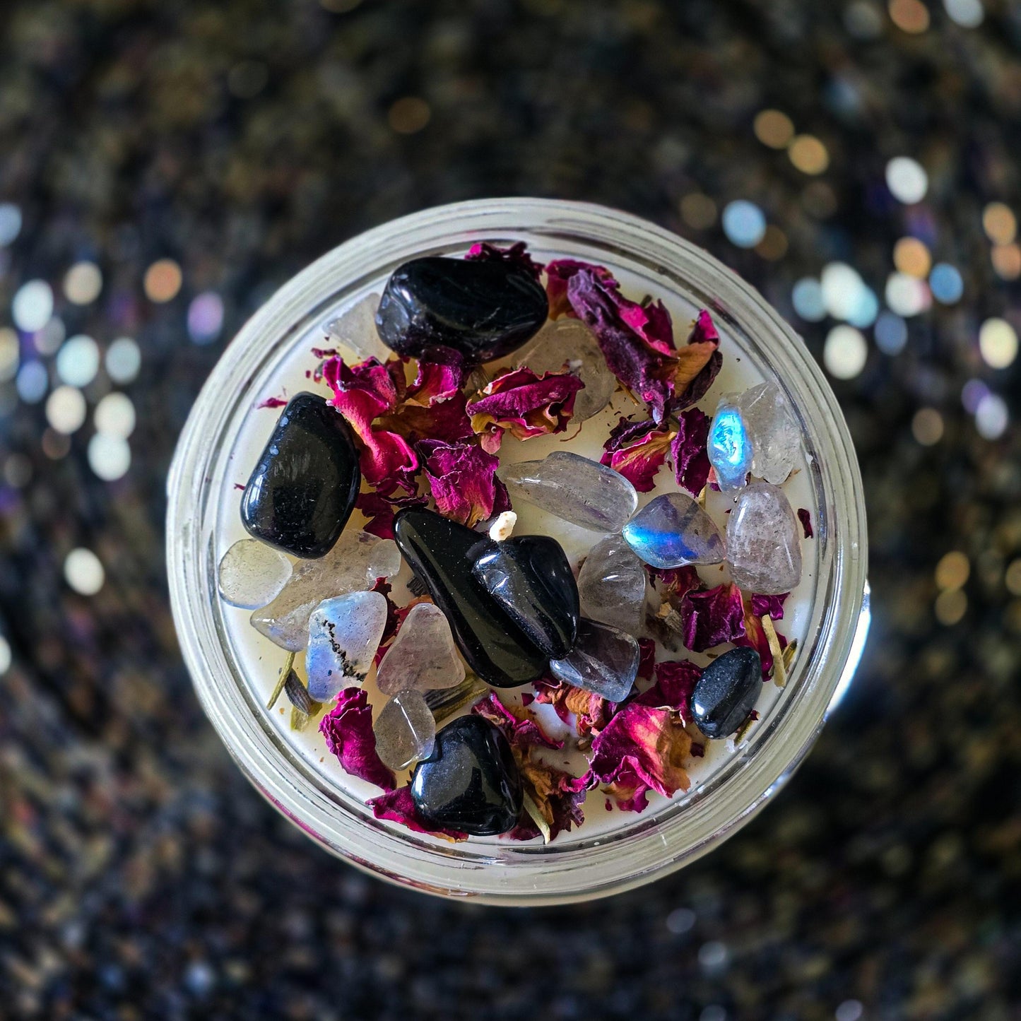 Evil Eye Candle, Spiritual Protection, Energy Cleanse, Banishing Spell, Healing Crystals, Remove Negative Energy, Block Spiritual Attacks