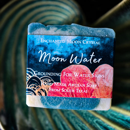 Moon Water Sea Moss Soap, Handcrafted Artisan Soap, Ritual Bath, Spiritual Cleanse, Water Witch, Witchcraft Soap, Moon bath ritual