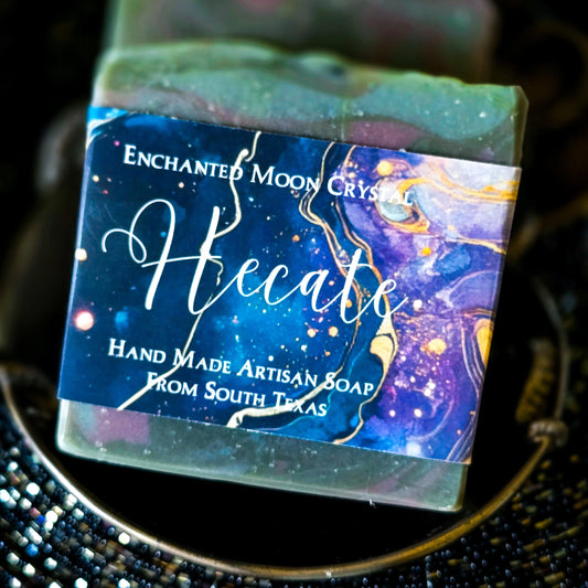 Hecate Sea Moss Soap, Handcrafted Artisan Soap, Ritual Bath, Spiritual Cleanse, Water Witch, Witchcraft Soap, Moon bath ritual