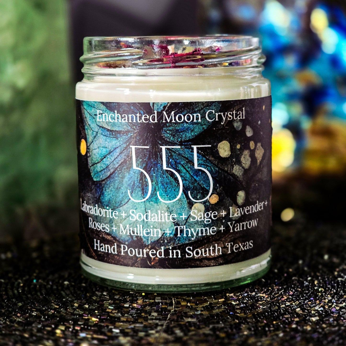 555 Embracing Change Candle, Spiritual Wisdom, Inner Peace, Sacred Alignment, Heart Centered, Higher Self, Meditation Ritual, Transformation