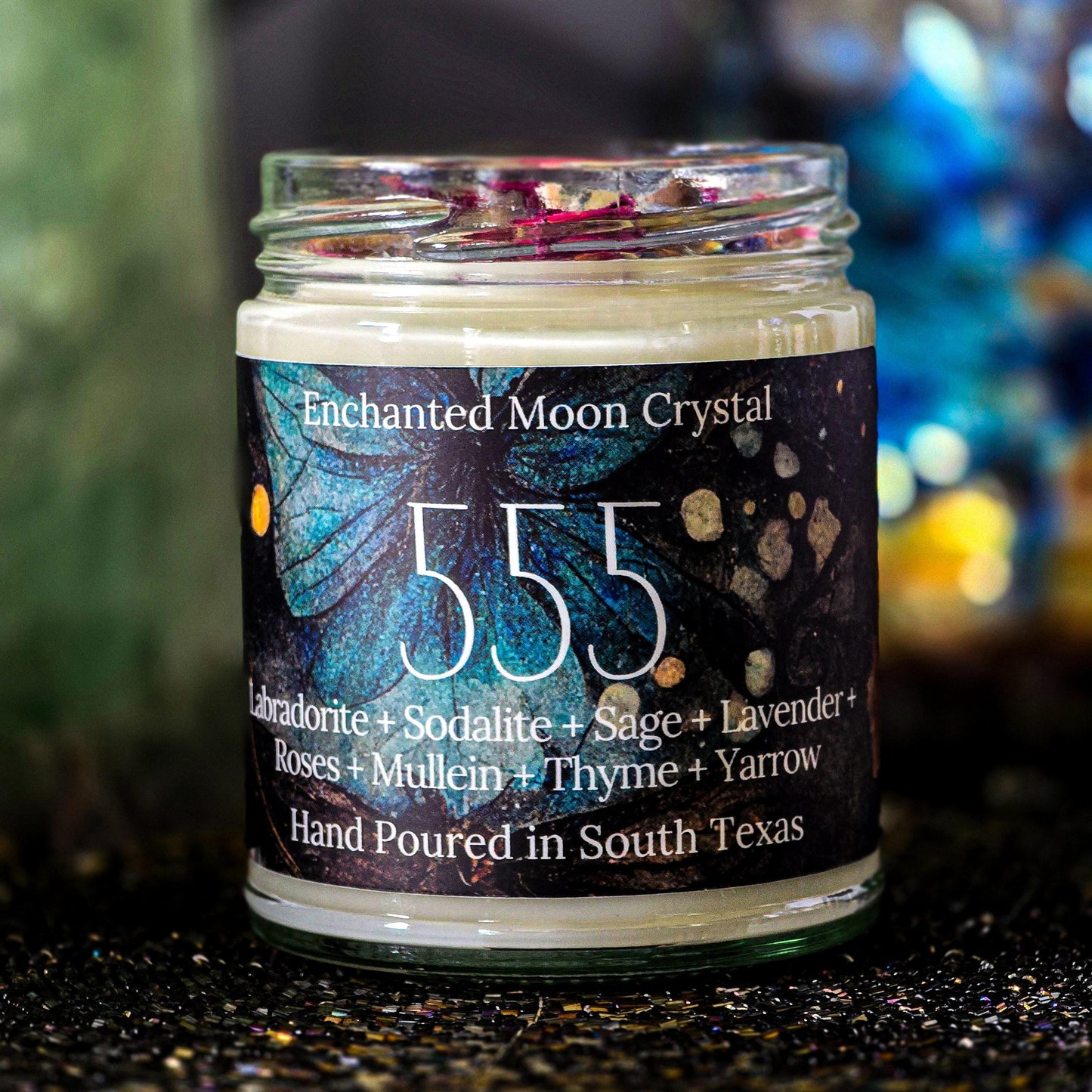 555 Embracing Change Candle, Spiritual Wisdom, Inner Peace, Sacred Alignment, Heart Centered, Higher Self, Meditation Ritual, Transformation