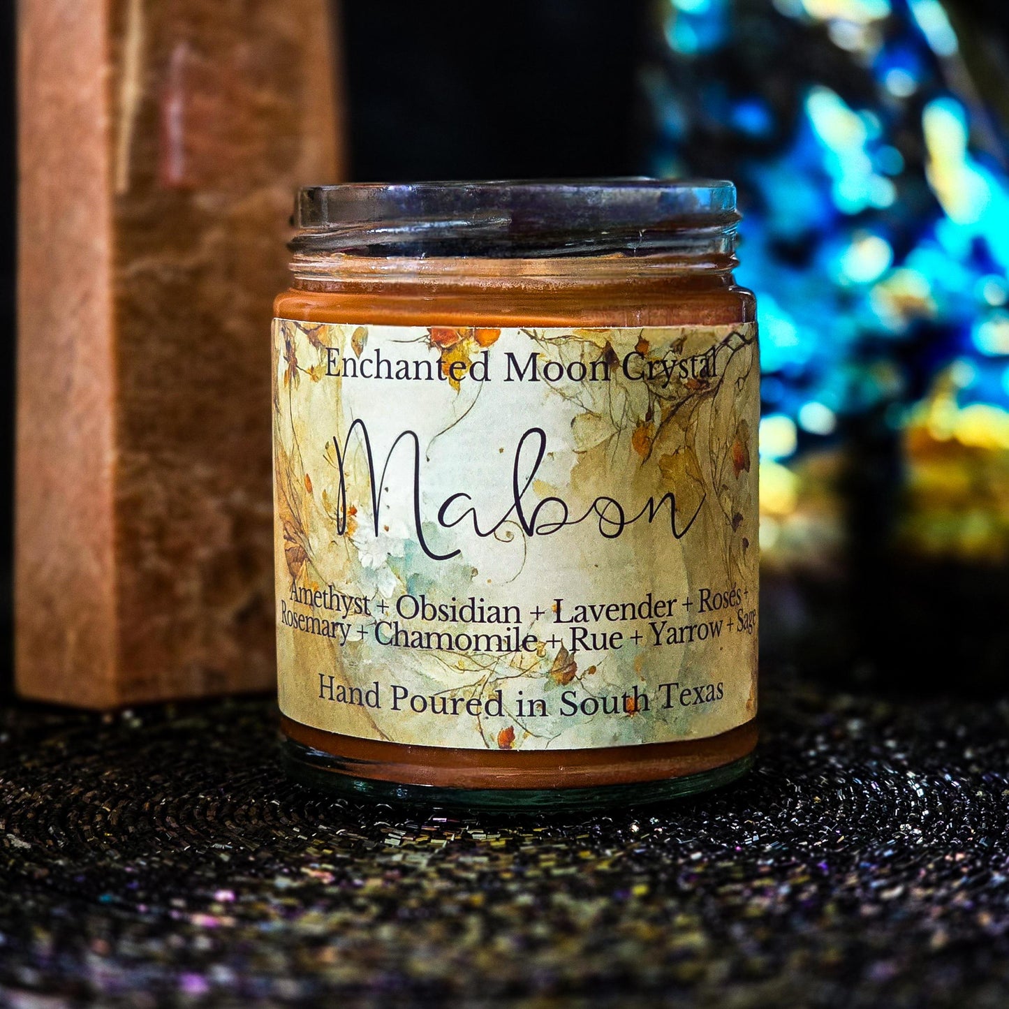 Mabon Candle, Fall Sabbat Ritual Candle, Spiritual Candles, Witchcraft Supplies, Fall Candles, Harvest Ritual, Fall Altar Candle