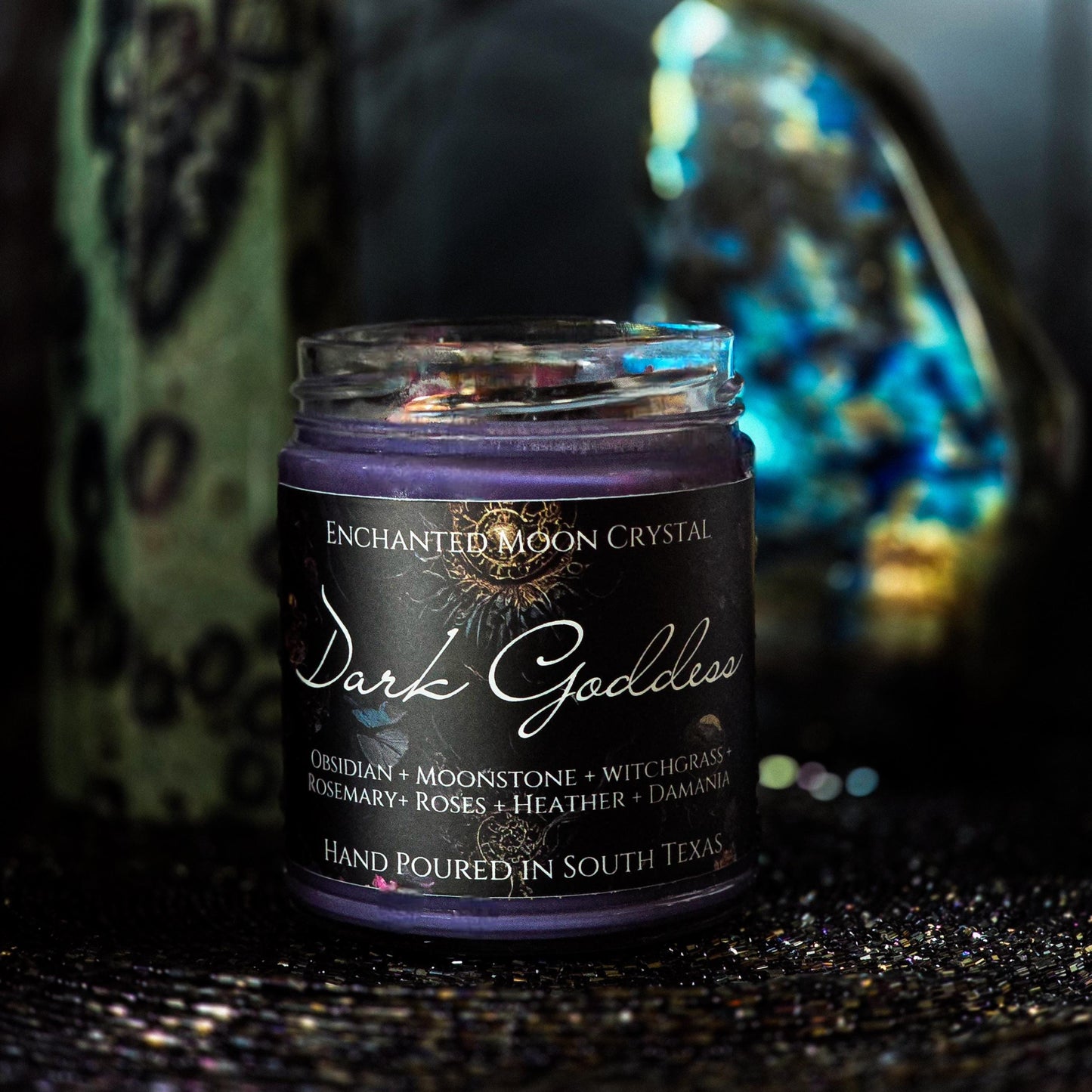 Dark Goddess Candle, Inner Strength, Deep Healing, Archetype, Witchcraft Supplies, Invocation Candle, Intention Setting, Spiritual Awareness
