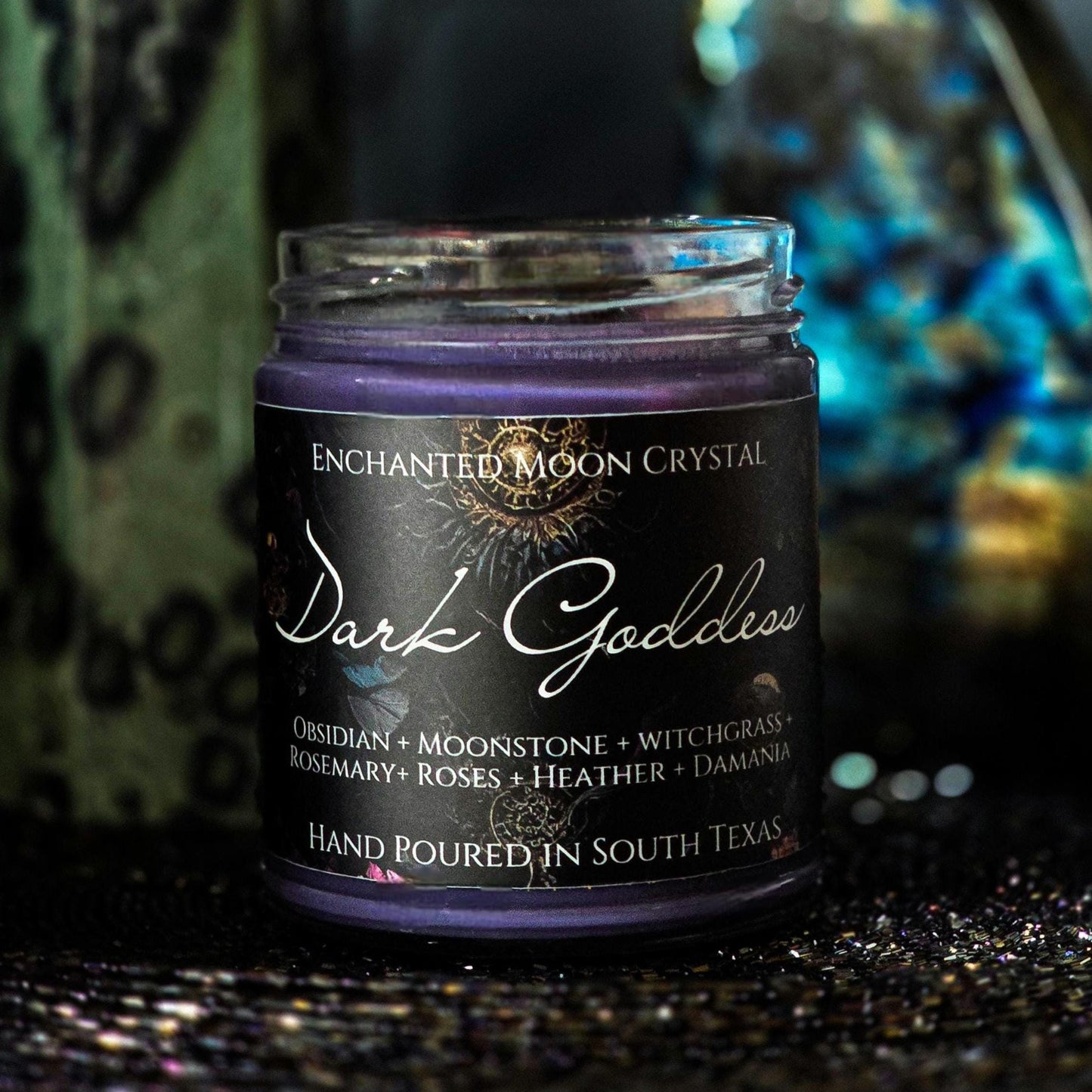 Dark Goddess Candle, Inner Strength, Deep Healing, Archetype, Witchcraft Supplies, Invocation Candle, Intention Setting, Spiritual Awareness