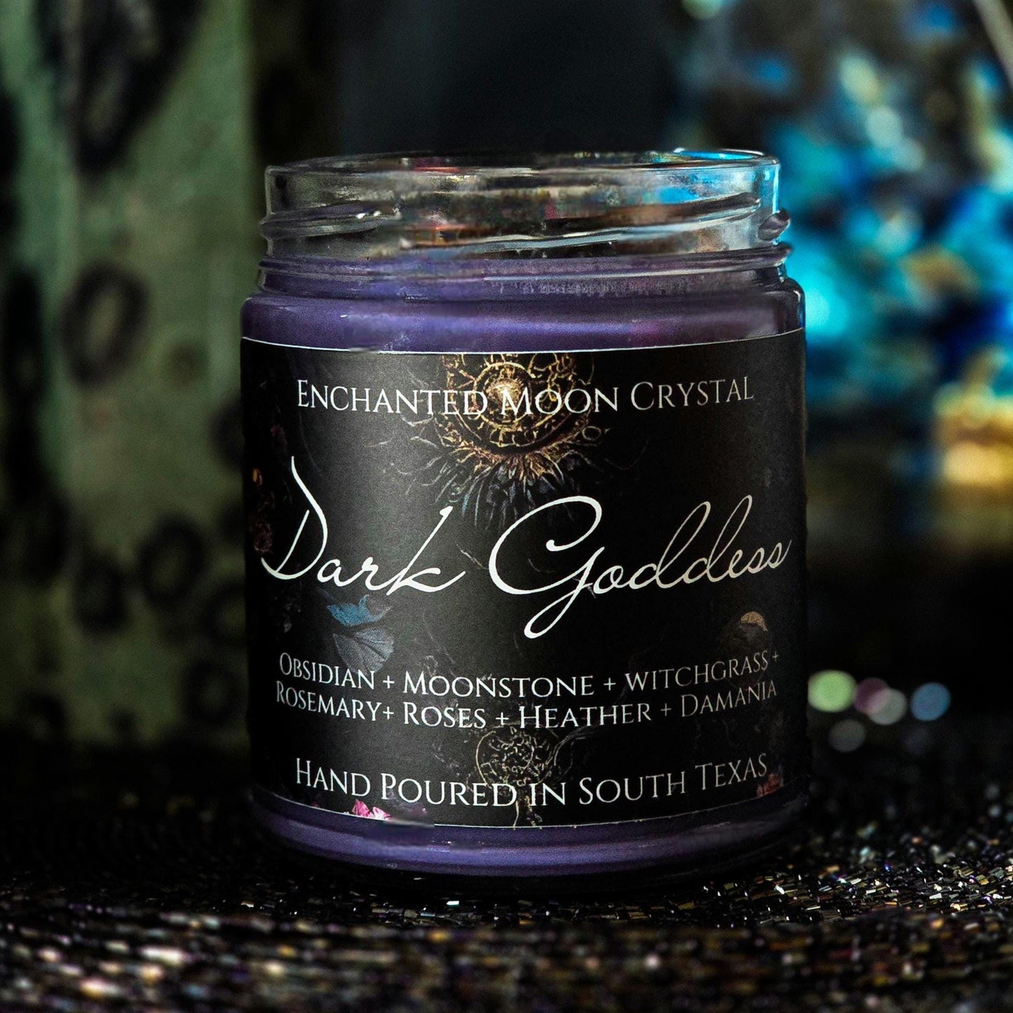 Dark Goddess Candle, Inner Strength, Deep Healing, Archetype, Witchcraft Supplies, Invocation Candle, Intention Setting, Spiritual Awareness