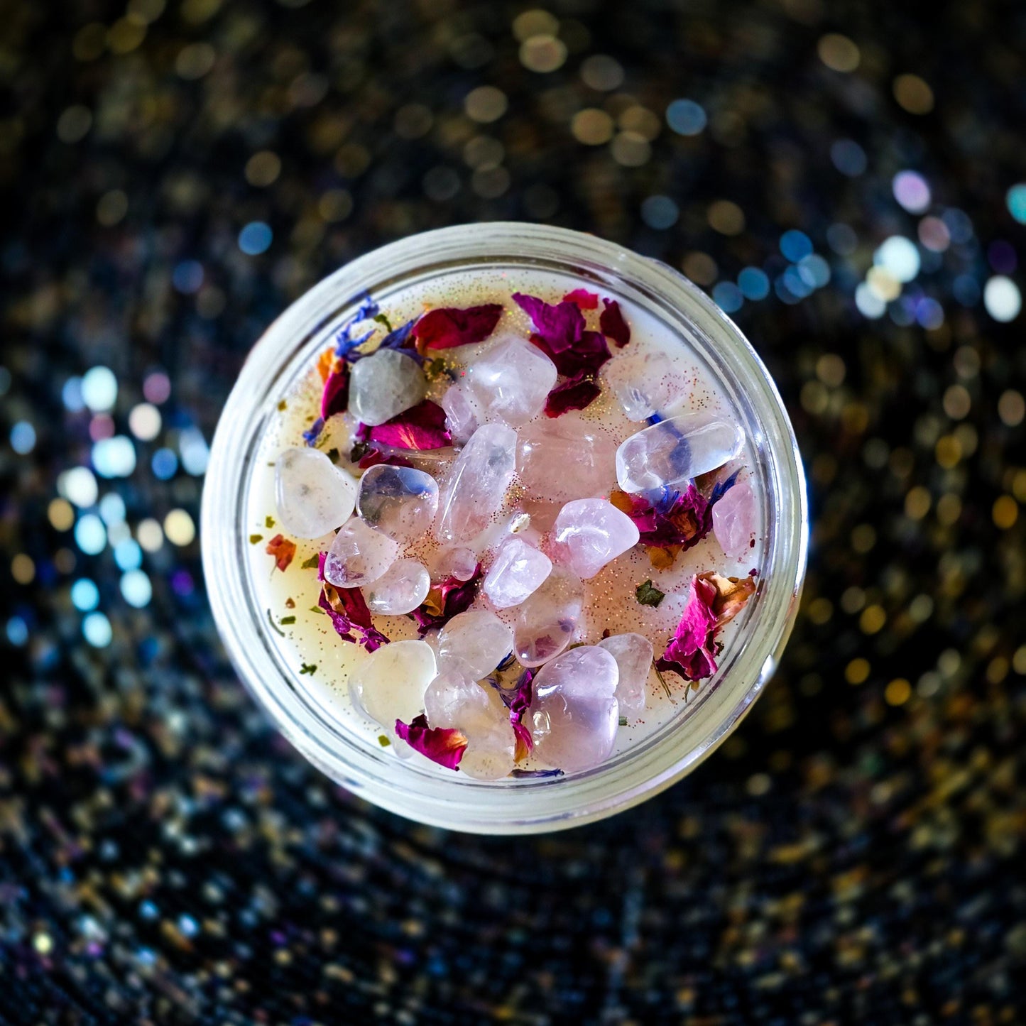 Frosted Aurora Glow Candle