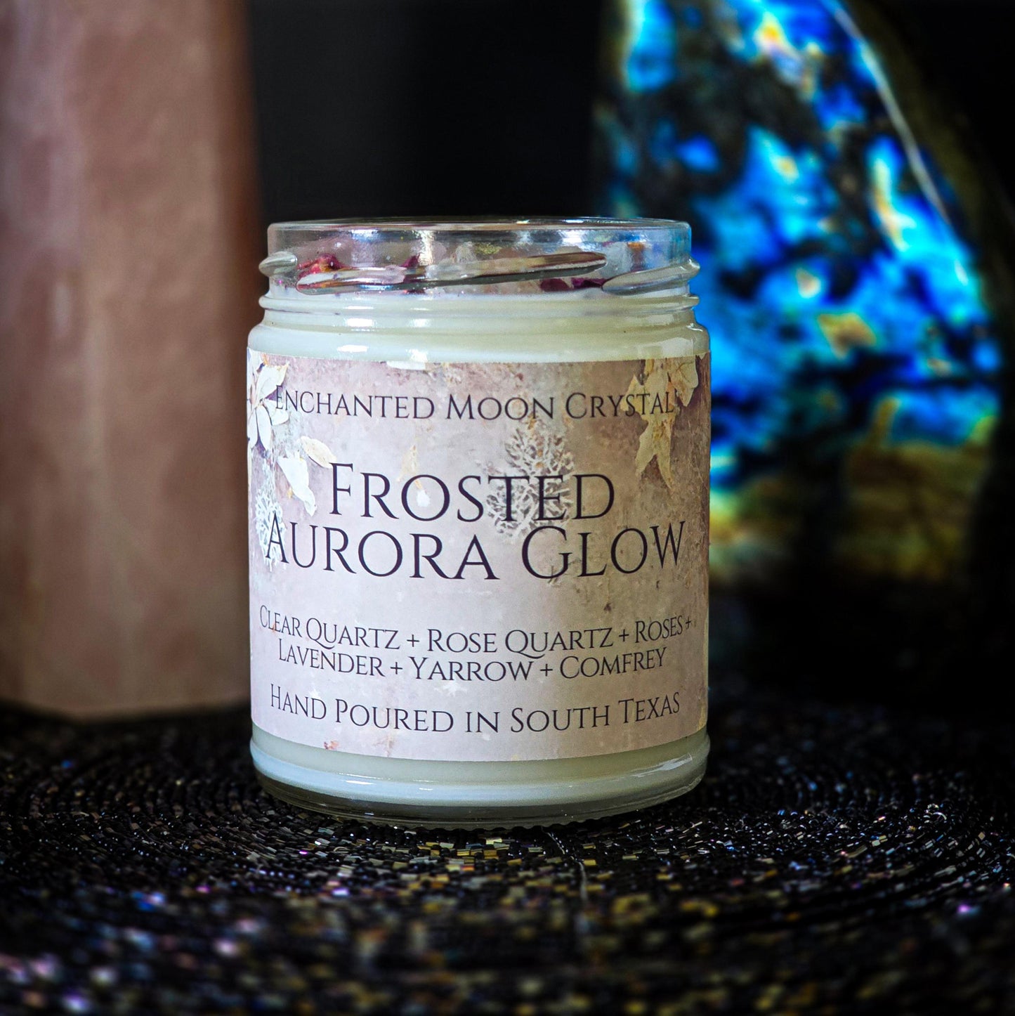 Frosted Aurora Glow Candle