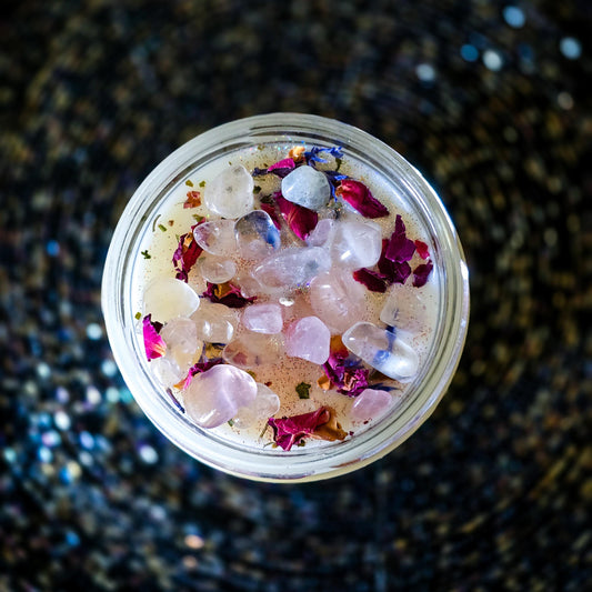 Frosted Aurora Glow Candle