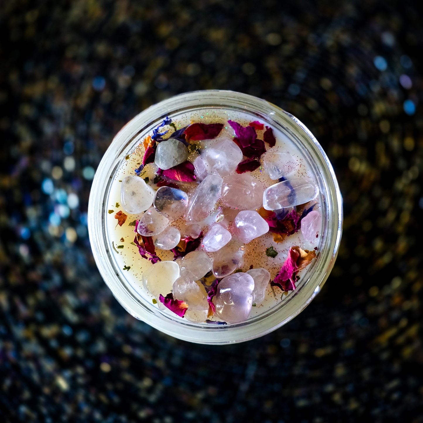 Frosted Aurora Glow Candle