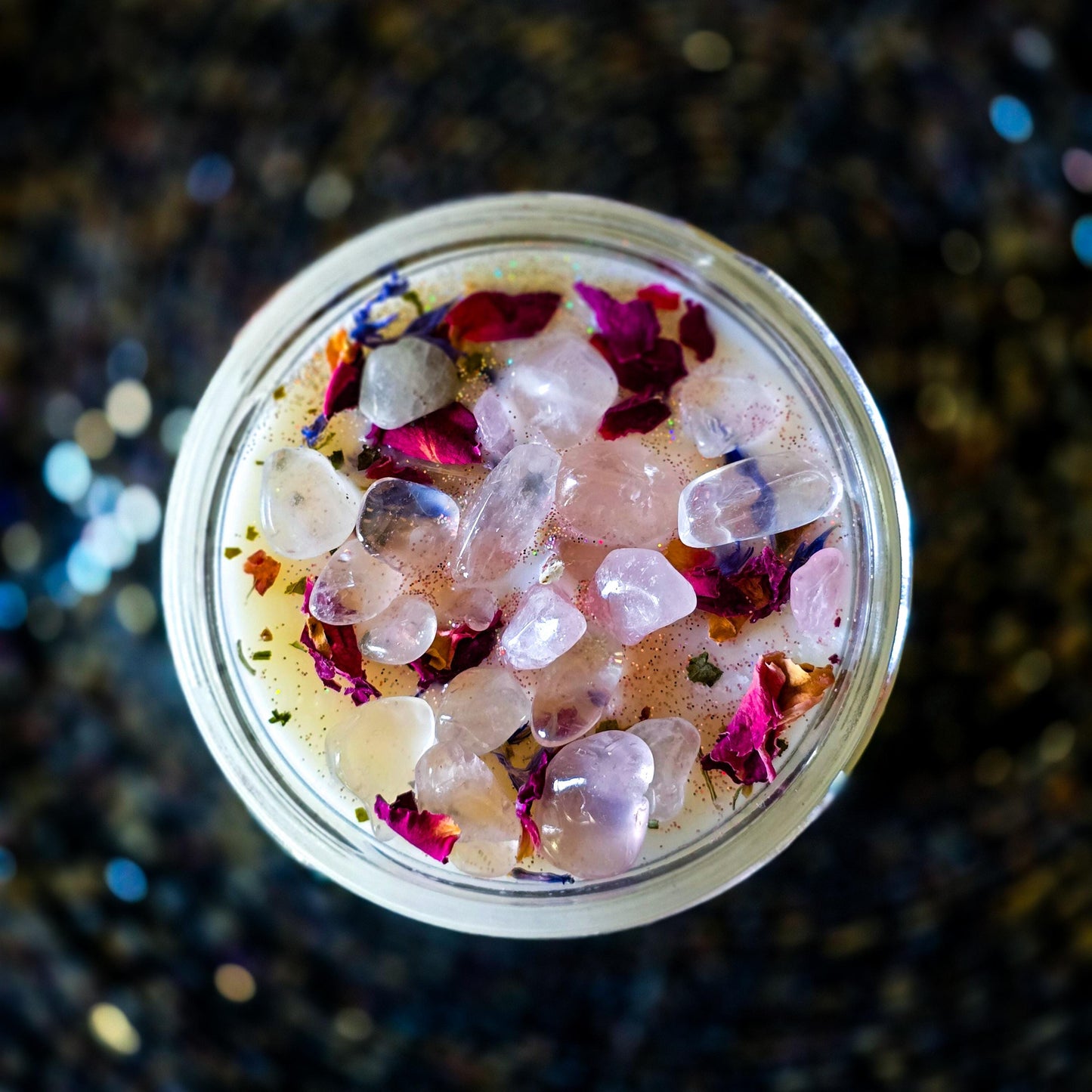 Frosted Aurora Glow Candle