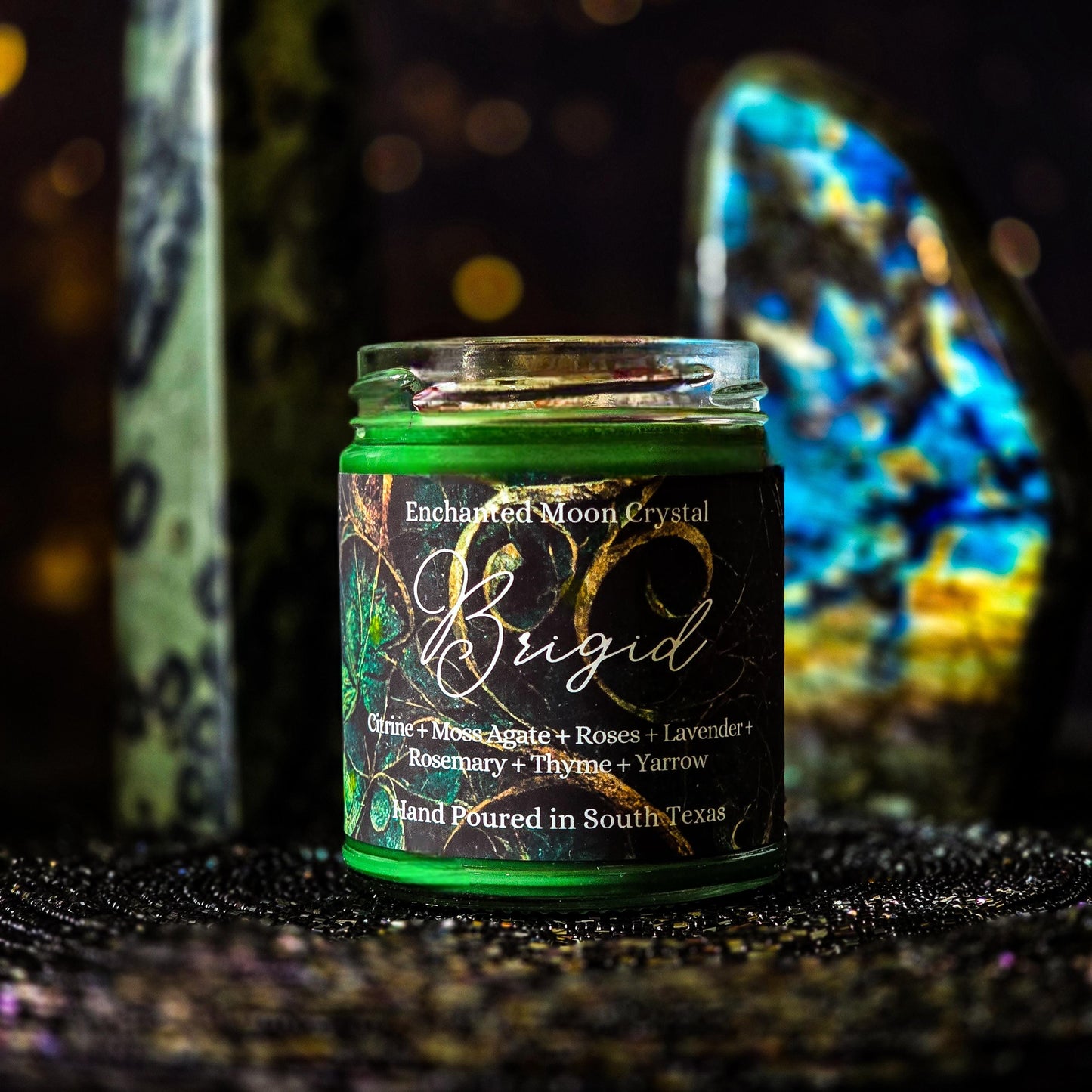 Brigid Celtic Goddess Candle