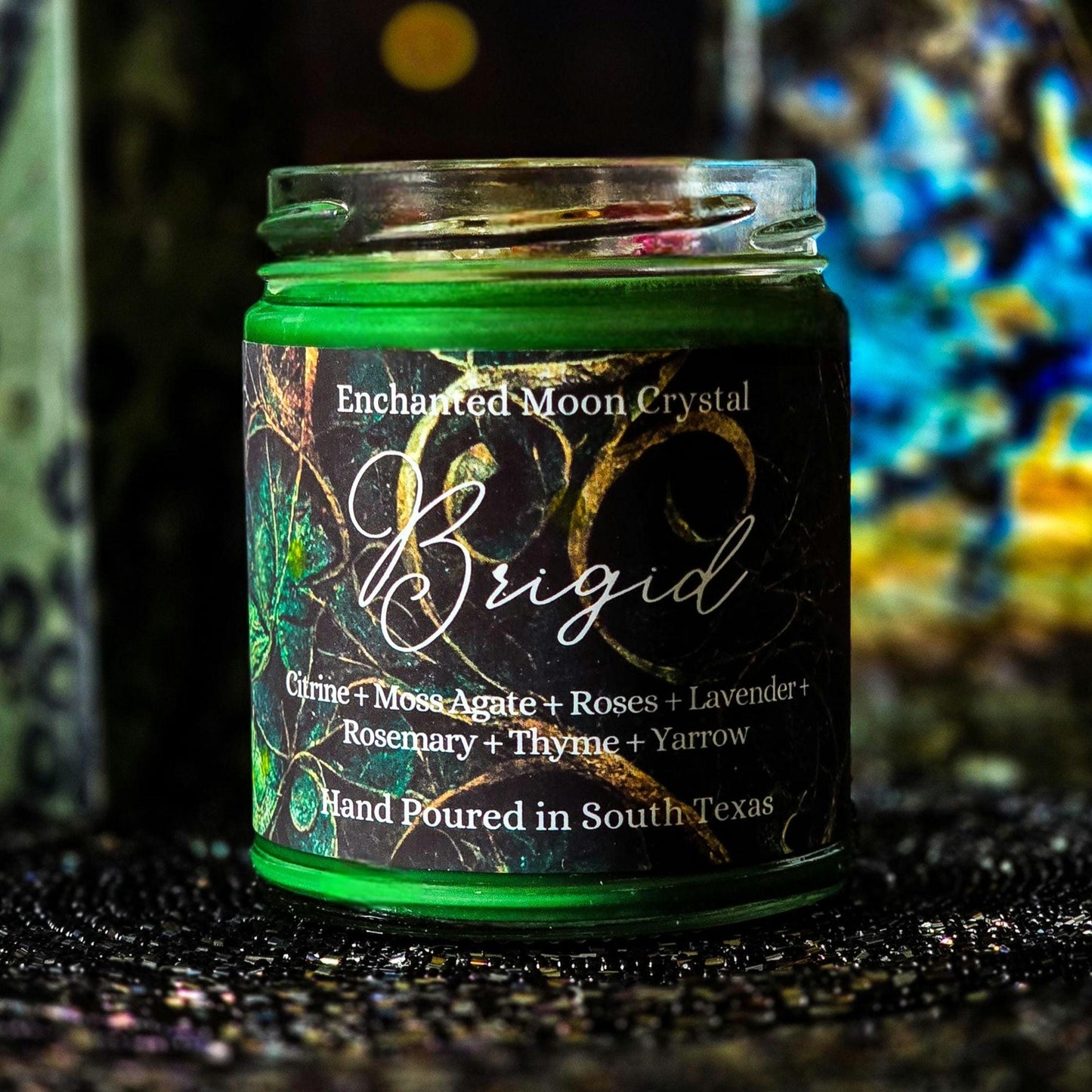 Brigid Celtic Goddess Candle