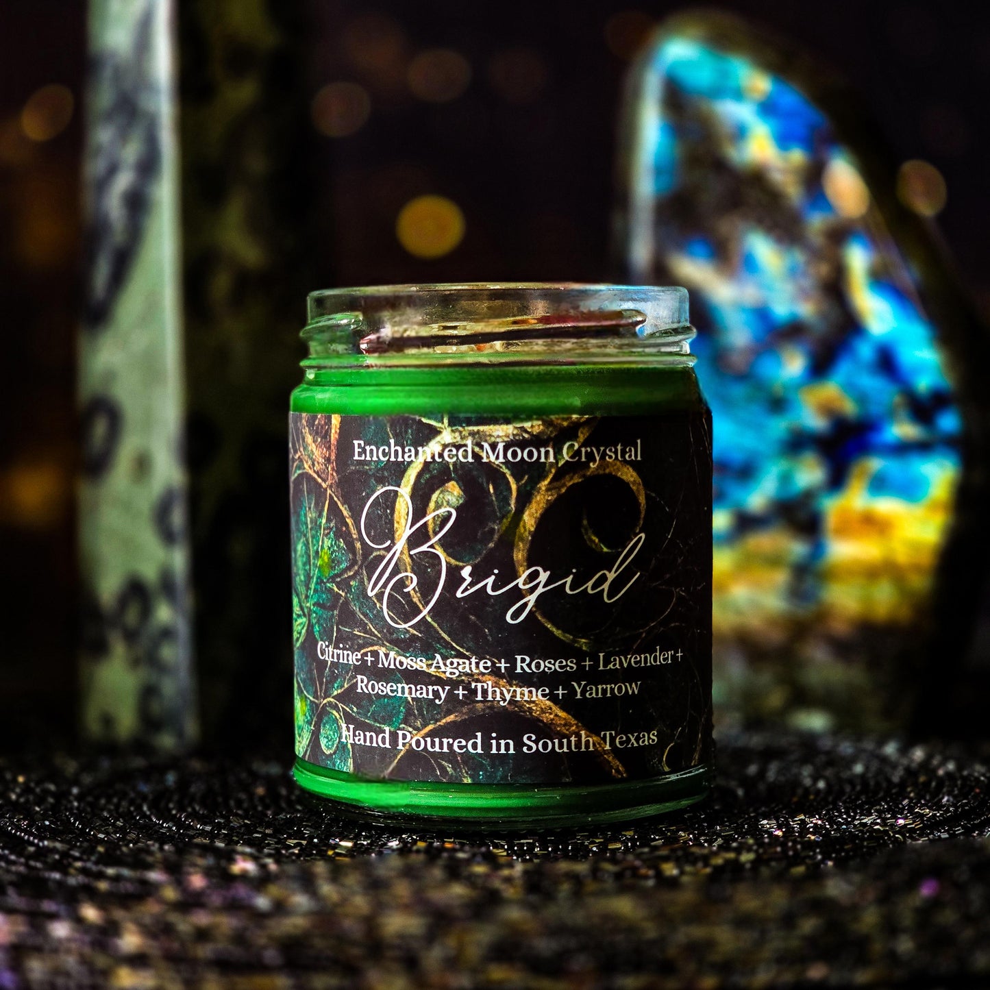 Brigid Celtic Goddess Candle