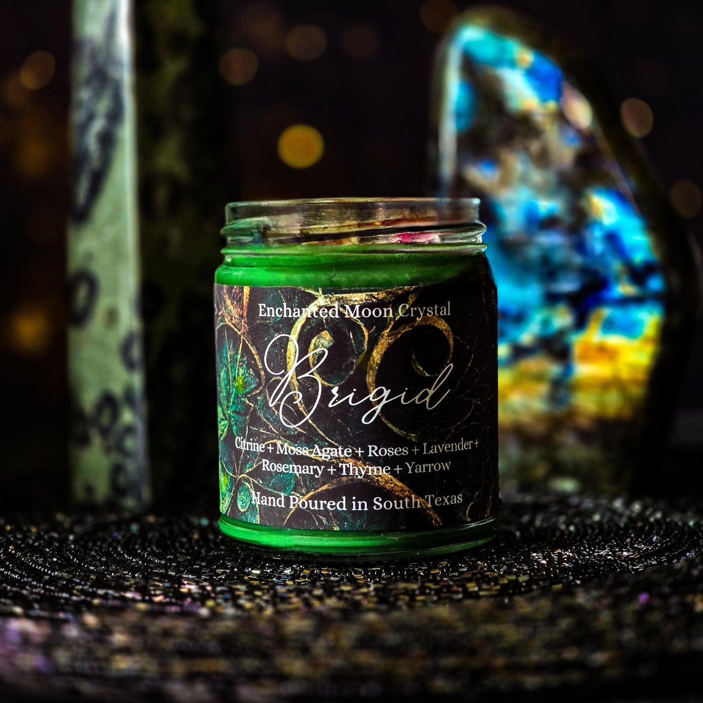 Brigid Celtic Goddess Candle