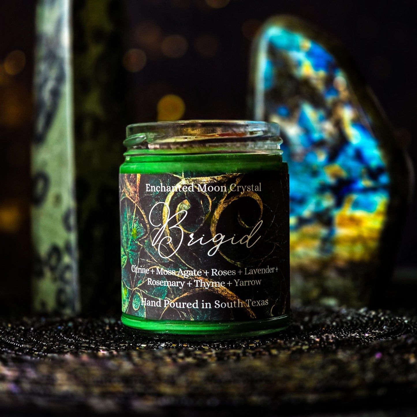 Brigid Celtic Goddess Candle