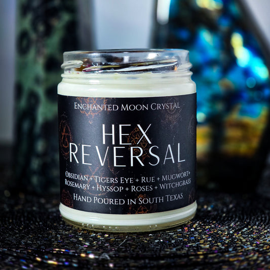 Hex Reverse Candle, Spiritual Cleanse, Clear Negativity, Protection Spell, Witchcraft Supplies, Block Psychic Attack, Back To Sender