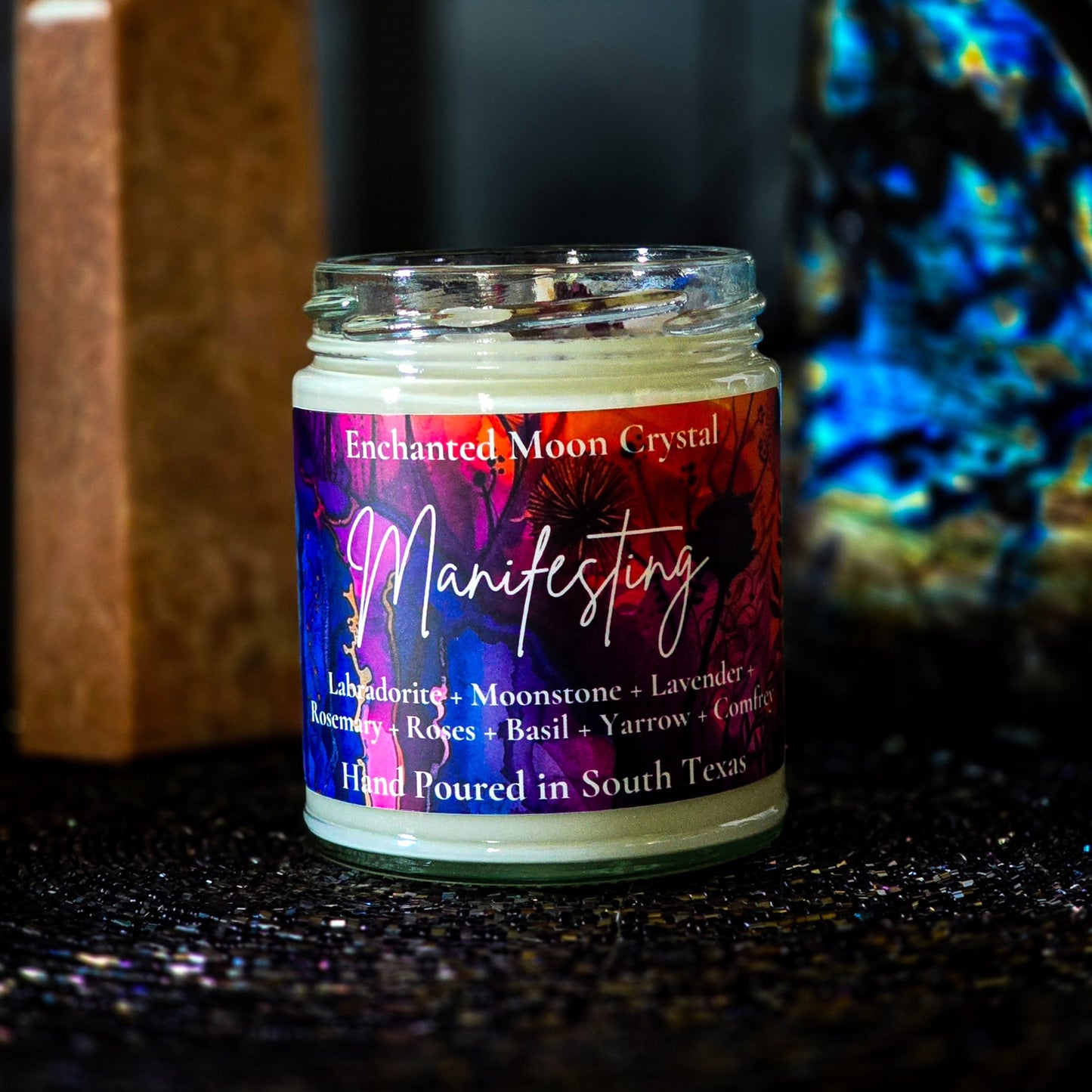 Manifesting Ritual Candle, Intention Setting, Goal Achievement, Abundance, Positive Energy, Law of Attraction, Spiritual Alignment, Focus