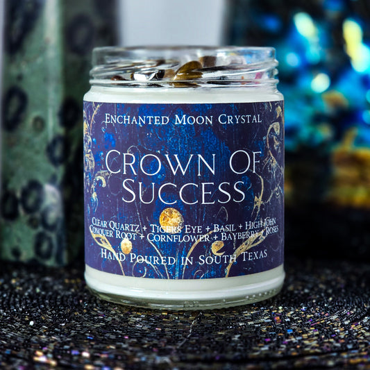 Crown Of Success Candle, Hoodoo, Manifest Goals, Witchcraft Supplies, Success Spell, Dream Job, Transcend, Remove Blocks, Intention Candle