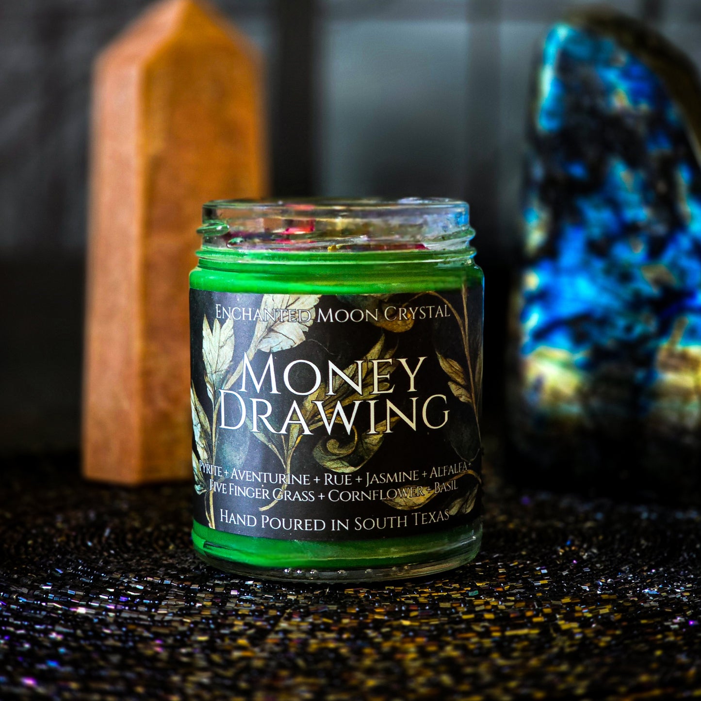 Money Drawing Candle, Money Spell, Witchcraft Supplies, Wealth, Success, Manifest Abundance, Hoodoo, Manifesting Ritual, Law of Attraction