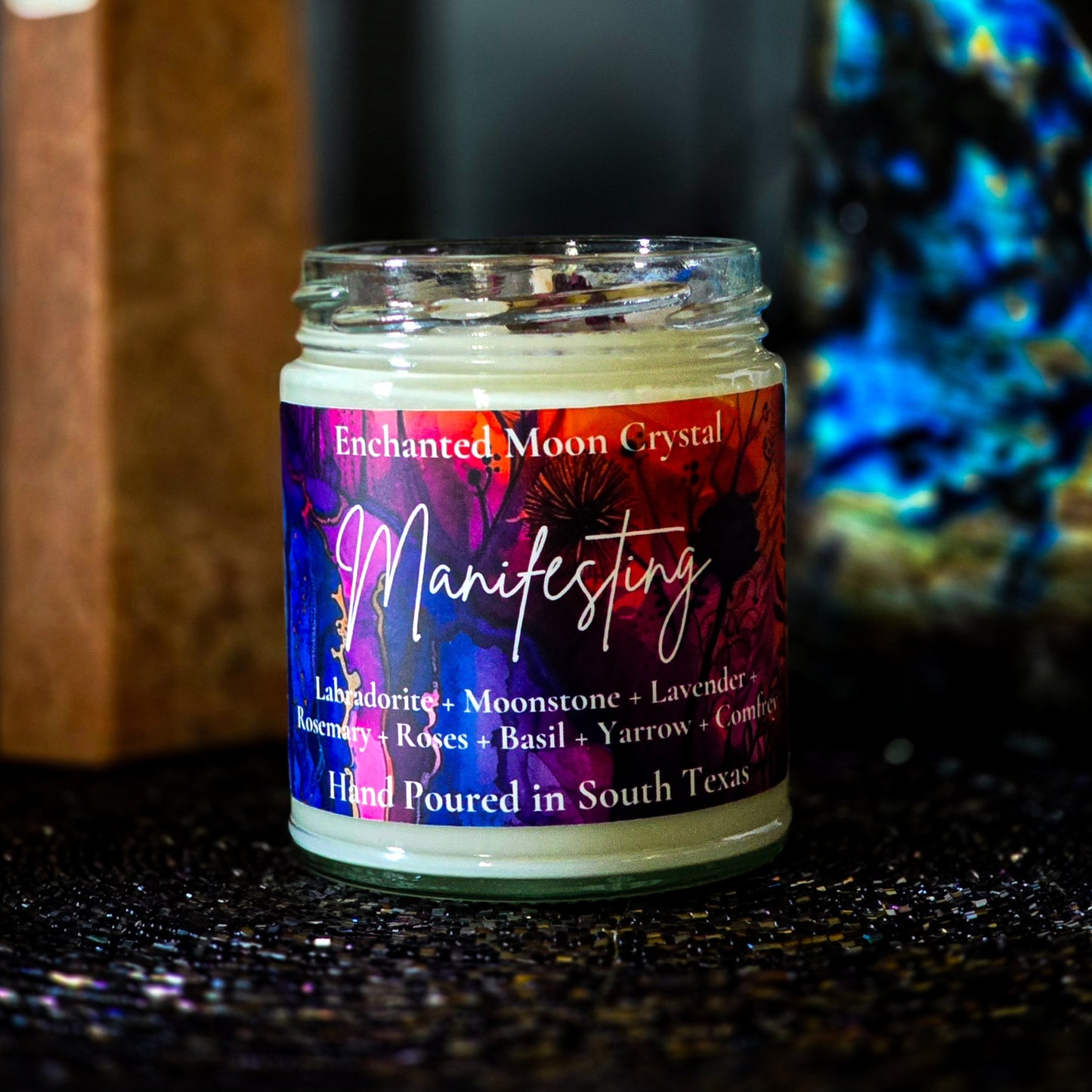 Manifesting Ritual Candle, Intention Setting, Goal Achievement, Abundance, Positive Energy, Law of Attraction, Spiritual Alignment, Focus
