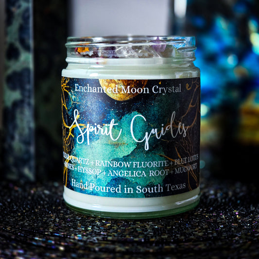 Spirit Guides Candle, Spiritual Wisdom, Third Eye, Healing Crystals, Spiritual Guidance, Protection, Higher Self, Trust The Universe