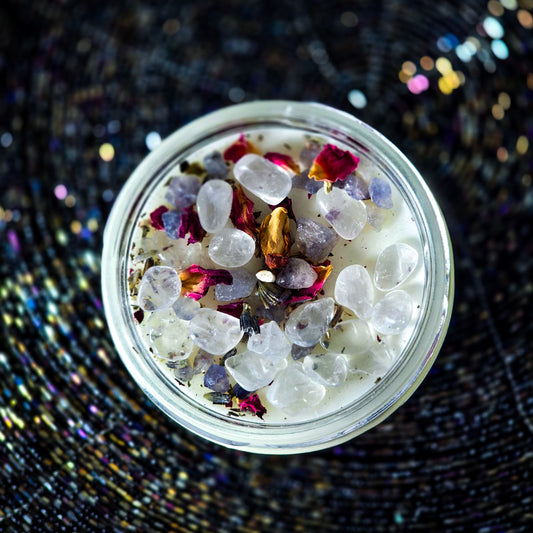 Clarity Candle, Spiritual Wisdom, Third Eye, Focus, Psychic Protection, Trust the Universe, Discernment, Higher Self, Subconscious Mind