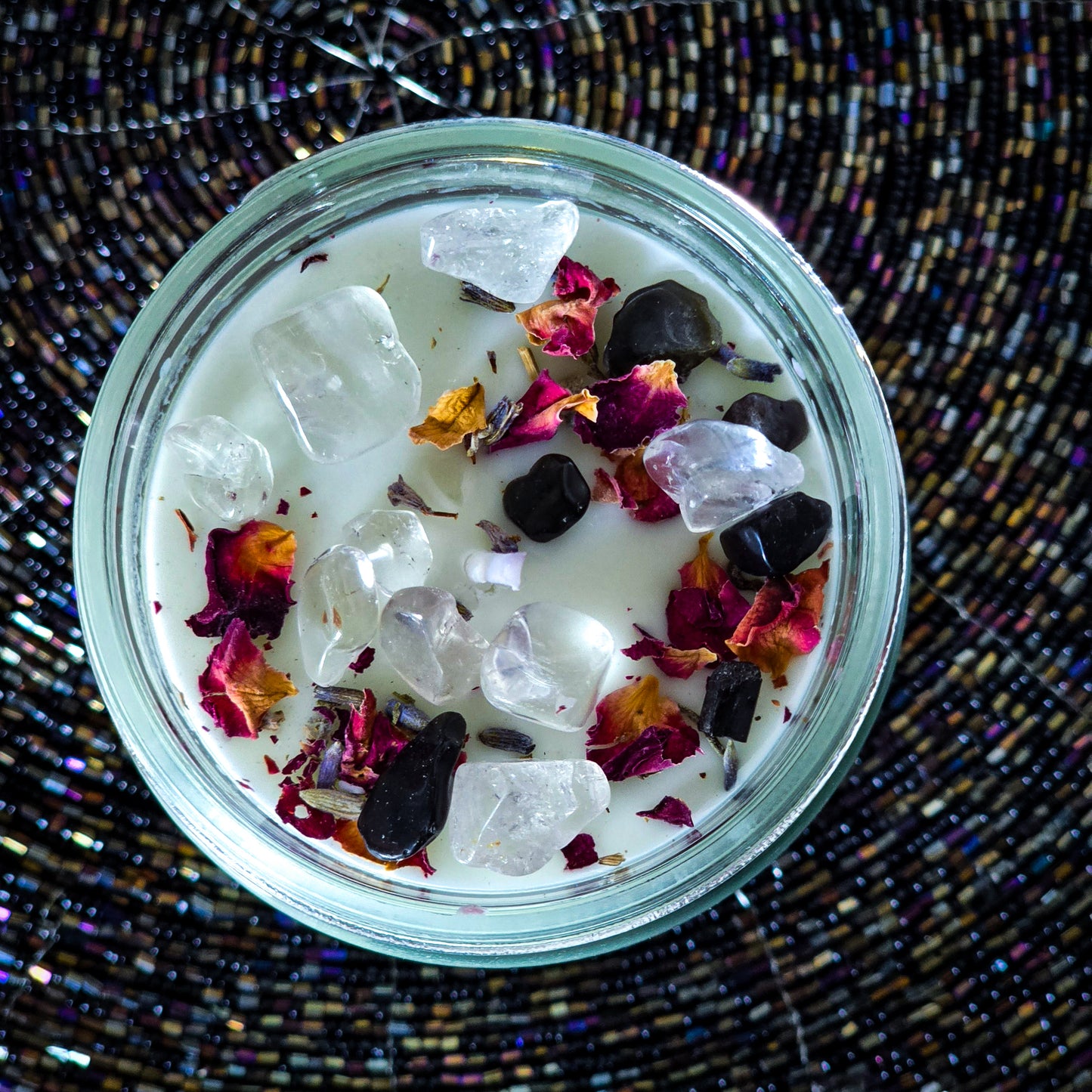 Aura Cleanse Candle, Spiritual Candles, Heart Centered, Handmade Gift, Heart Chakra, Clear Attachments, Remove Blocks, Aura Repair, Clarity