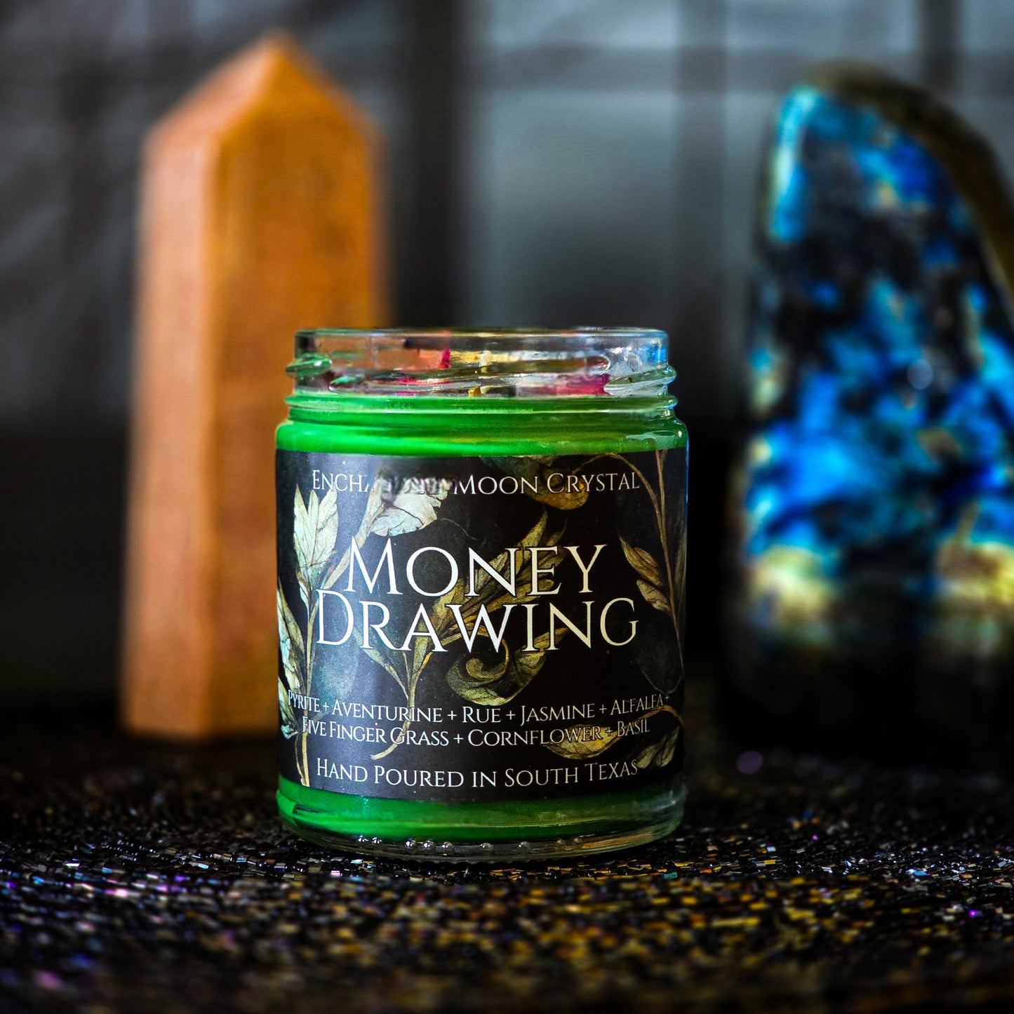 Money Drawing Candle, Money Spell, Witchcraft Supplies, Wealth, Success, Manifest Abundance, Hoodoo, Manifesting Ritual, Law of Attraction