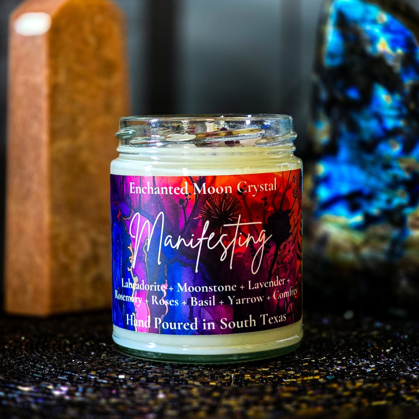 Manifesting Ritual Candle, Intention Setting, Goal Achievement, Abundance, Positive Energy, Law of Attraction, Spiritual Alignment, Focus